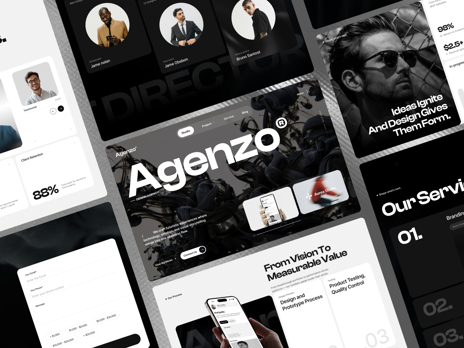 Prompt Folio: Free Portfolio Website Template by baptiste.fort — Free Portfolio Framer Template preview