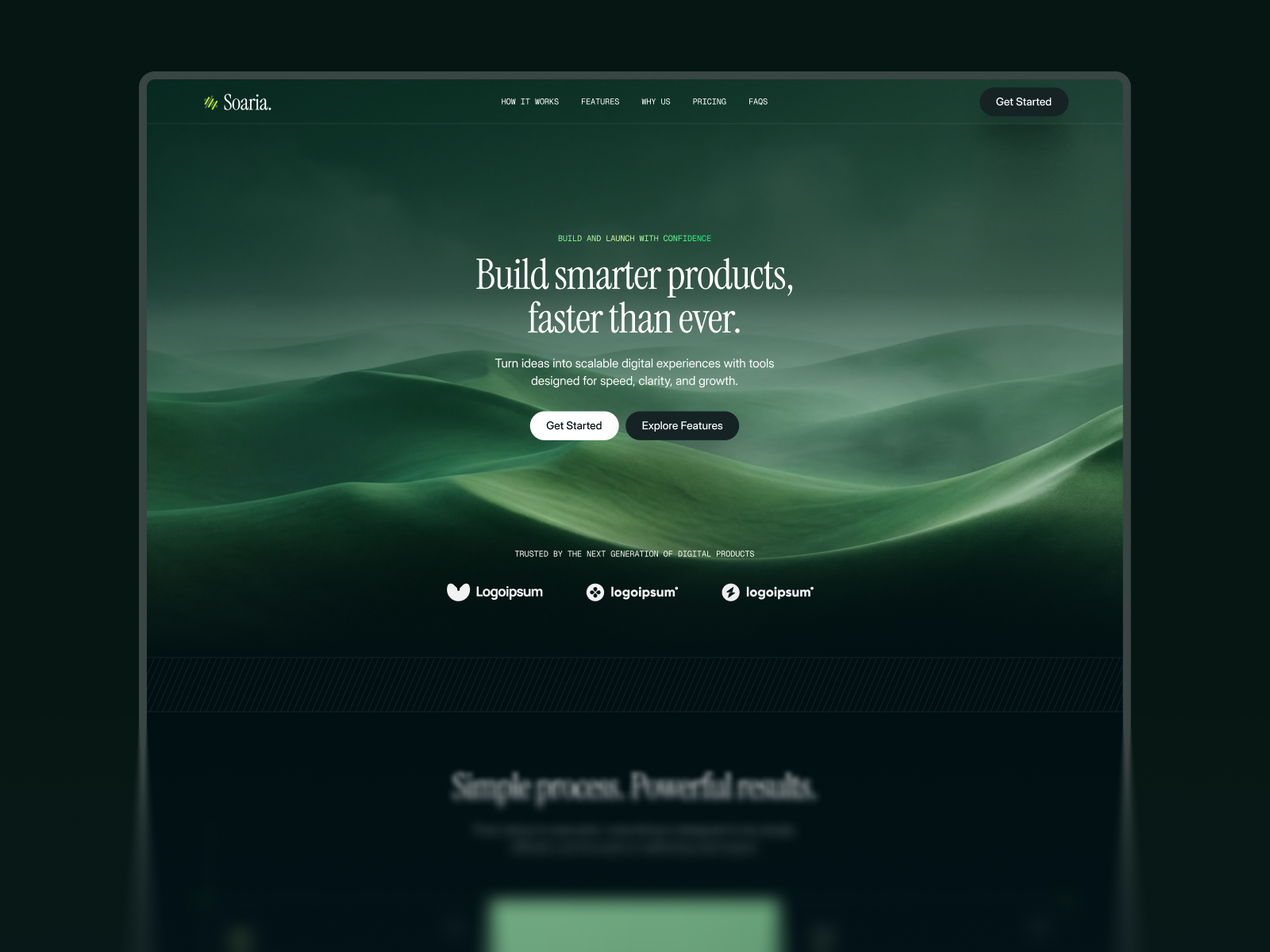 PromptForge: Free AI Website Template by Shruti Khandelwal — Free Landing Page Framer Template preview