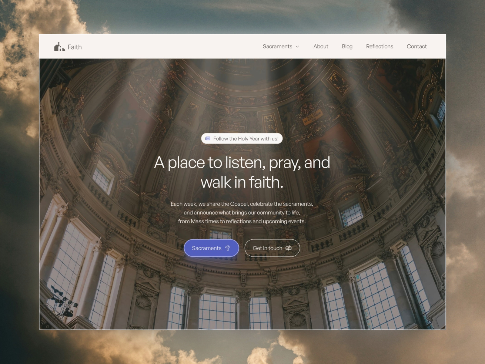 PureKind: Free Blog Website Template by Themomarket — Free Events Framer Template preview
