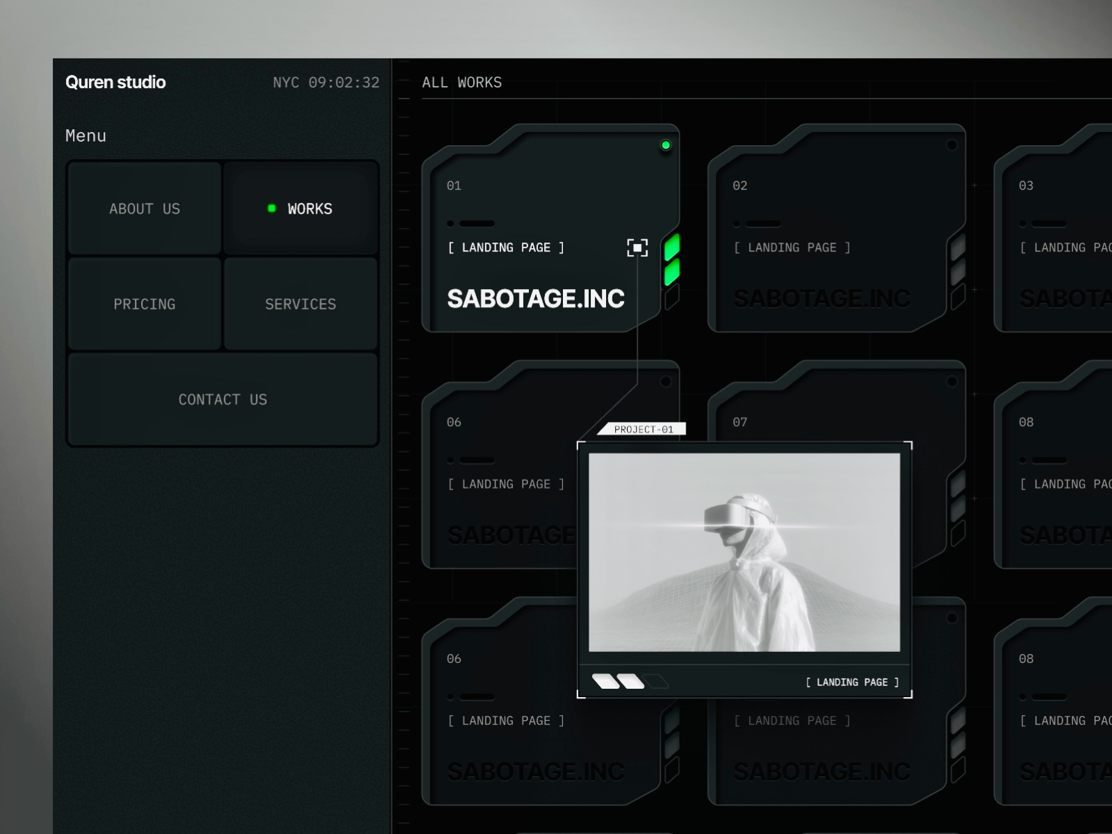 Quren — Free Portfolio Framer Template preview