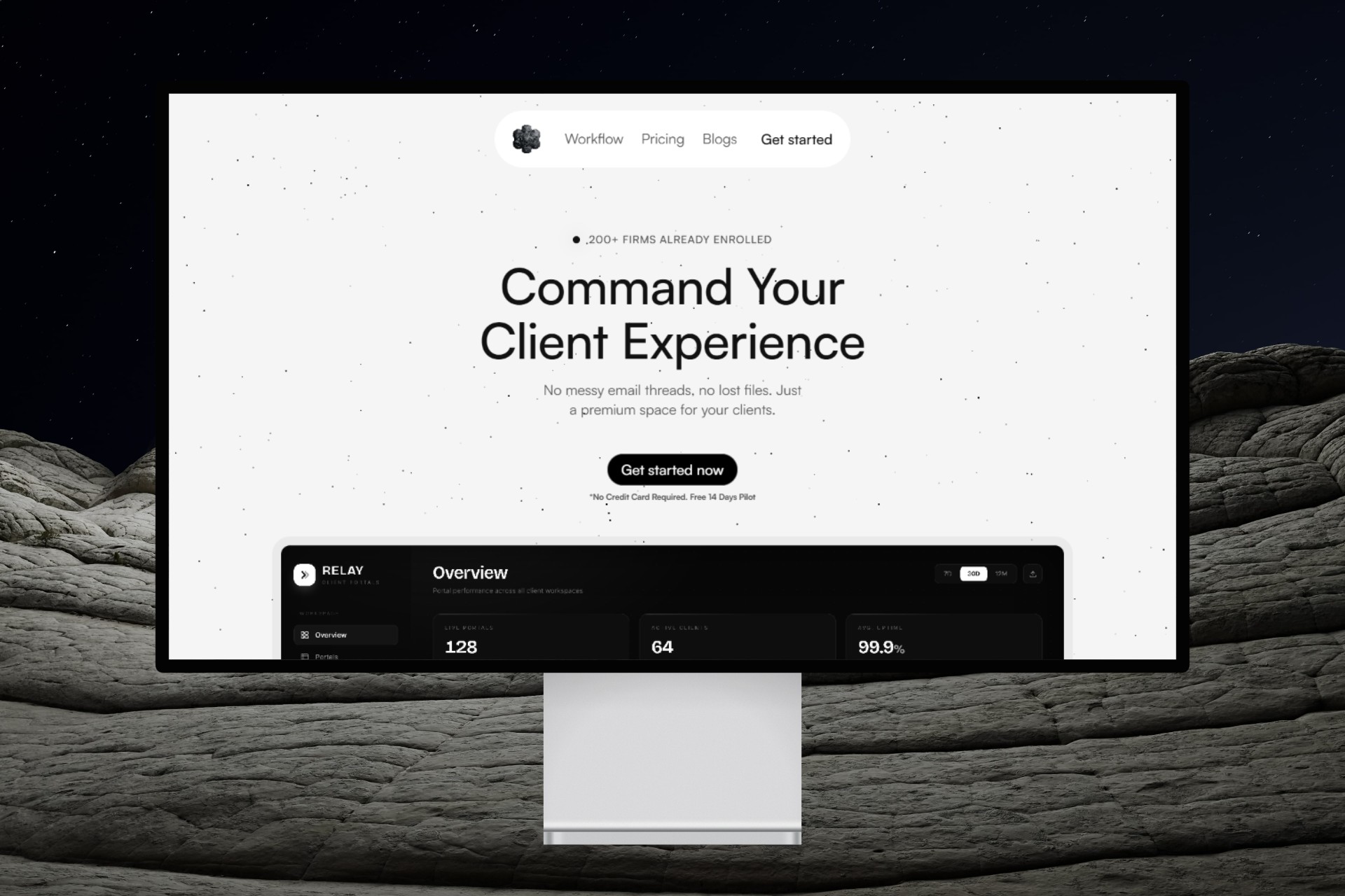 Relay Portal: Free Portfolio Website Template by Hamdoon Shahid — Free SaaS Framer Template preview