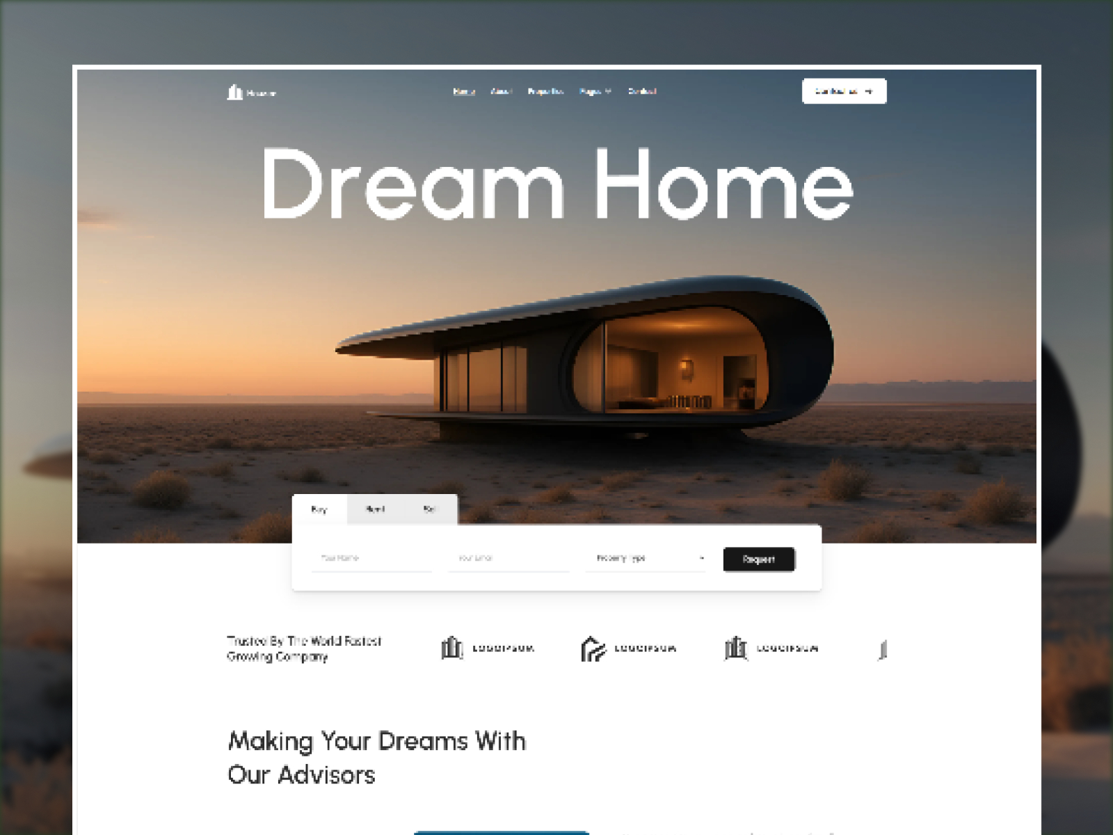 Residency: Free Real Estate Website Template by Framer8 — Free Real Estate Framer Template preview