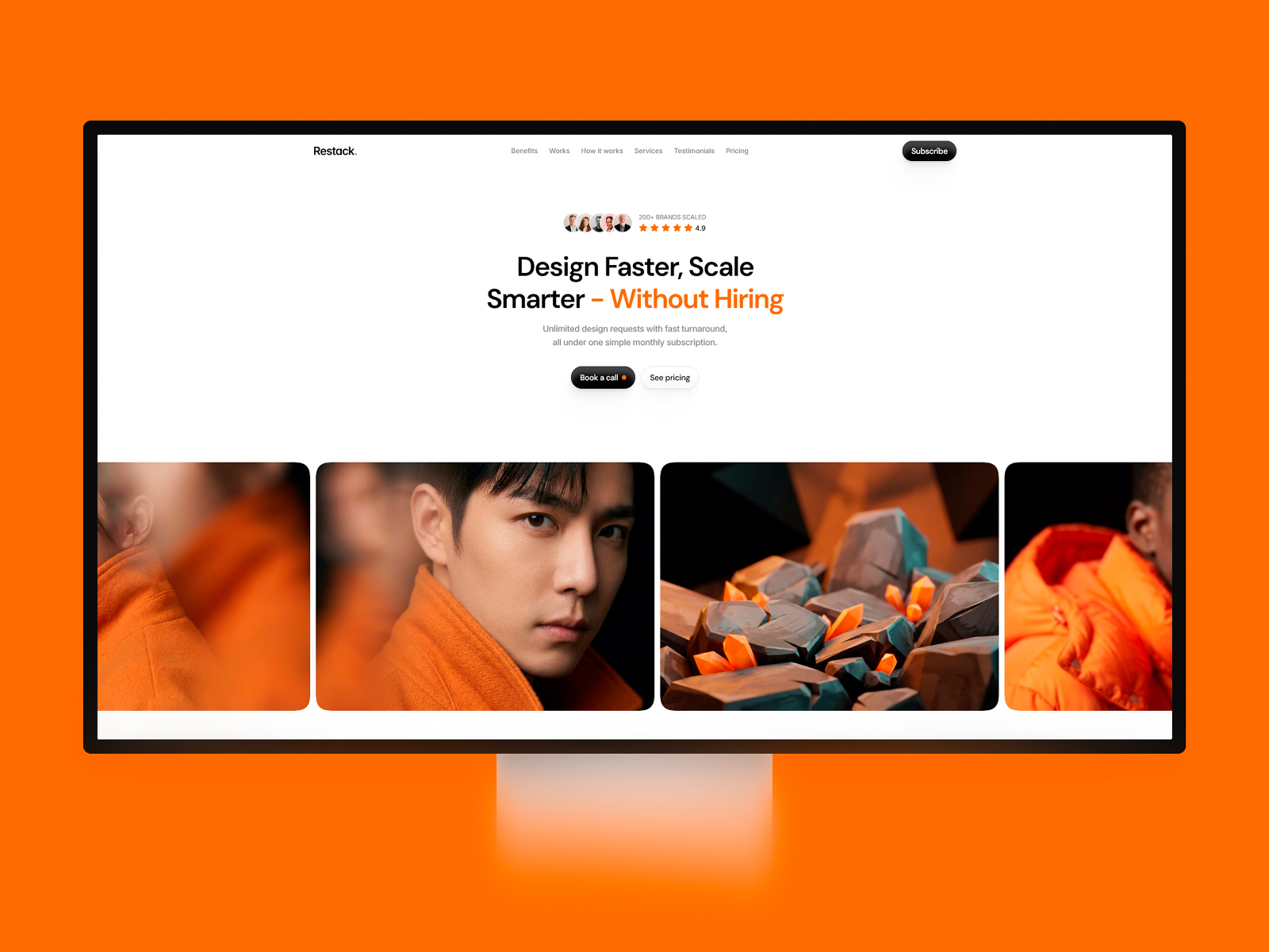 Restack — Free SaaS Framer Template preview