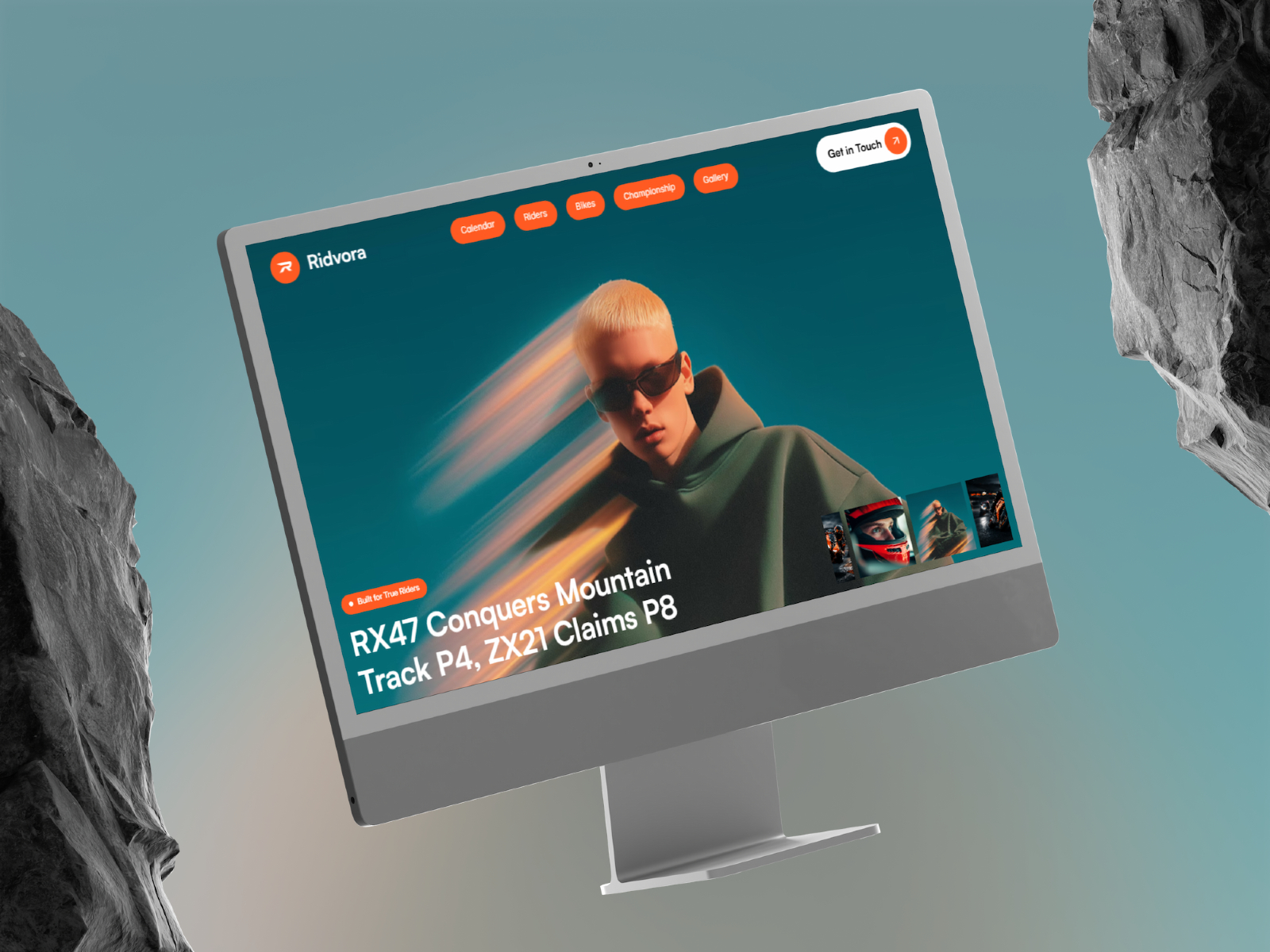 Ridvora — Free Events Framer Template preview