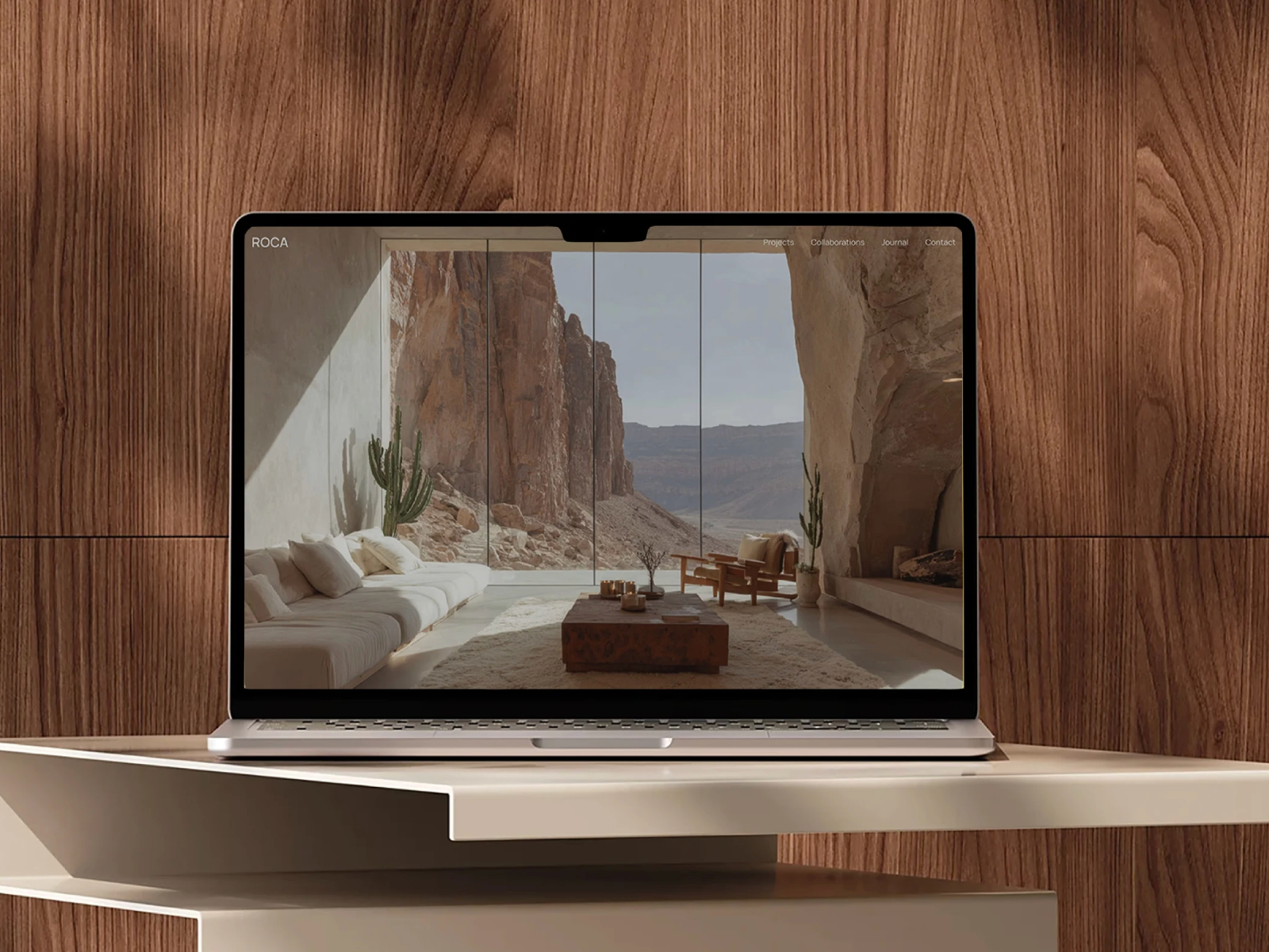 ROCA — Free Architecture & Interior Studio Framer Template preview