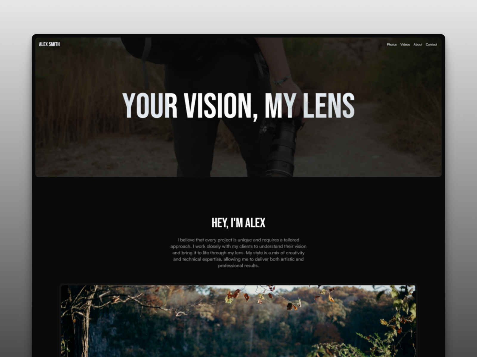 Rolen: Responsive Portfolio Website Template by Thaer Swailem — Free Portfolio Framer Template preview