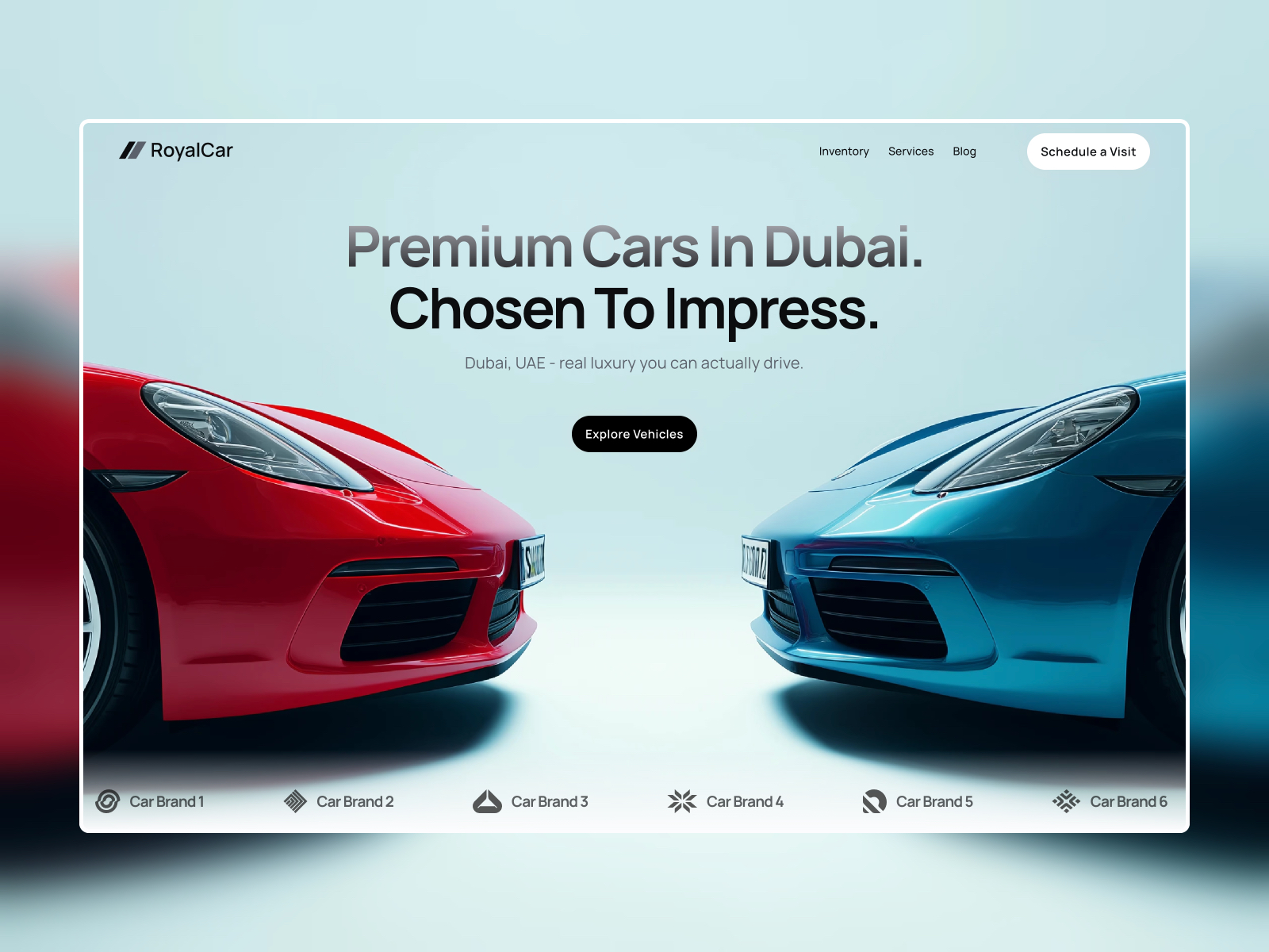 RoyalCar — Free Automotive Framer Template preview