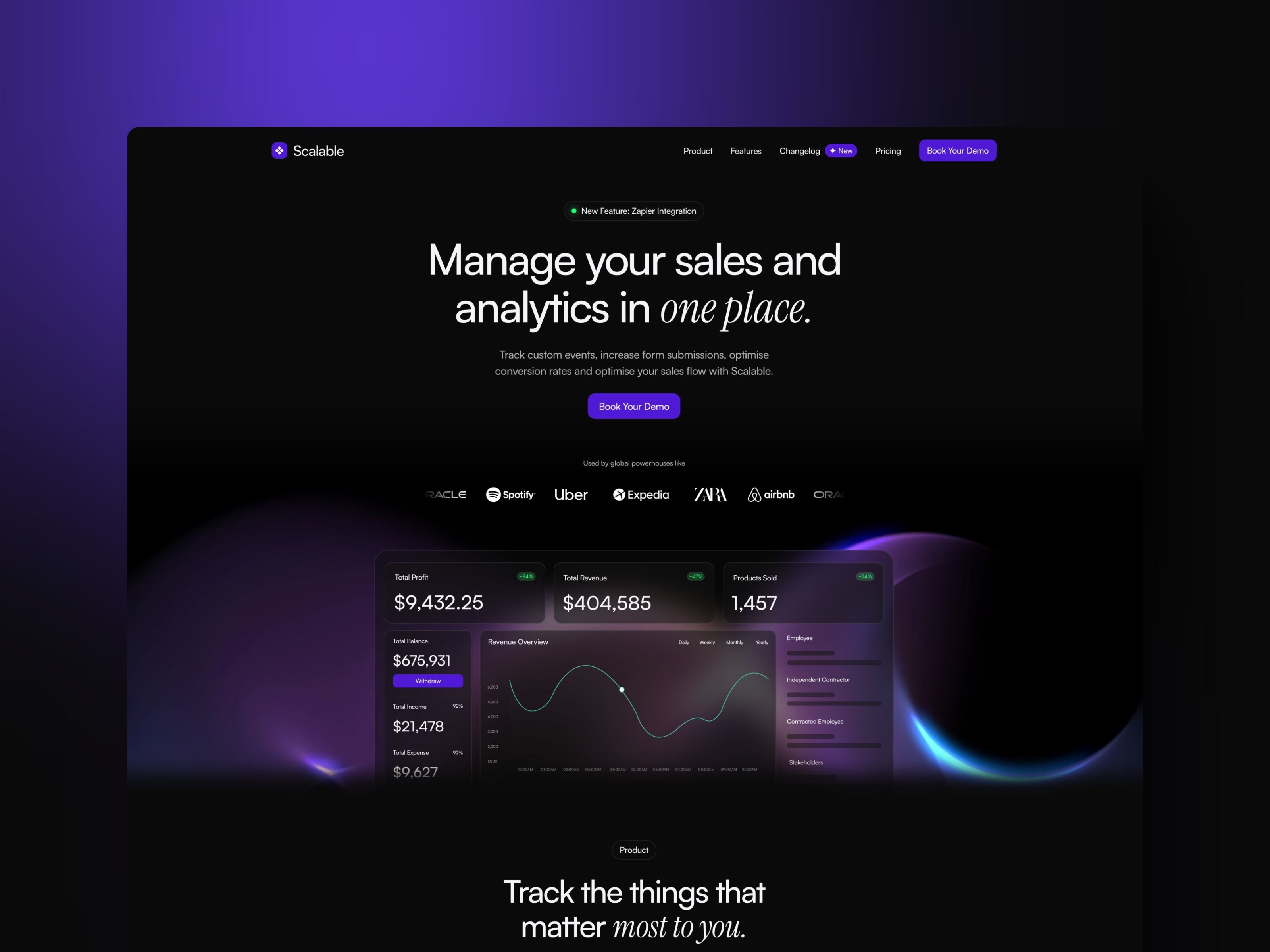 Scalable: Free Startup Website Template by Hamza Ehsan — Free SaaS Framer Template preview