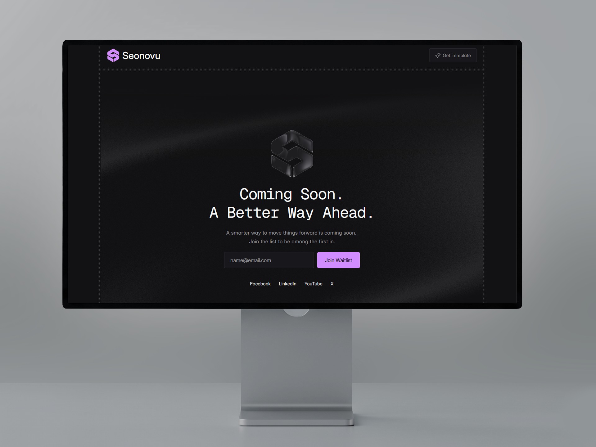 Seonovu Waitly: Free AI Website Template by Shoaib Ahmed — Free Portfolio Framer Template preview