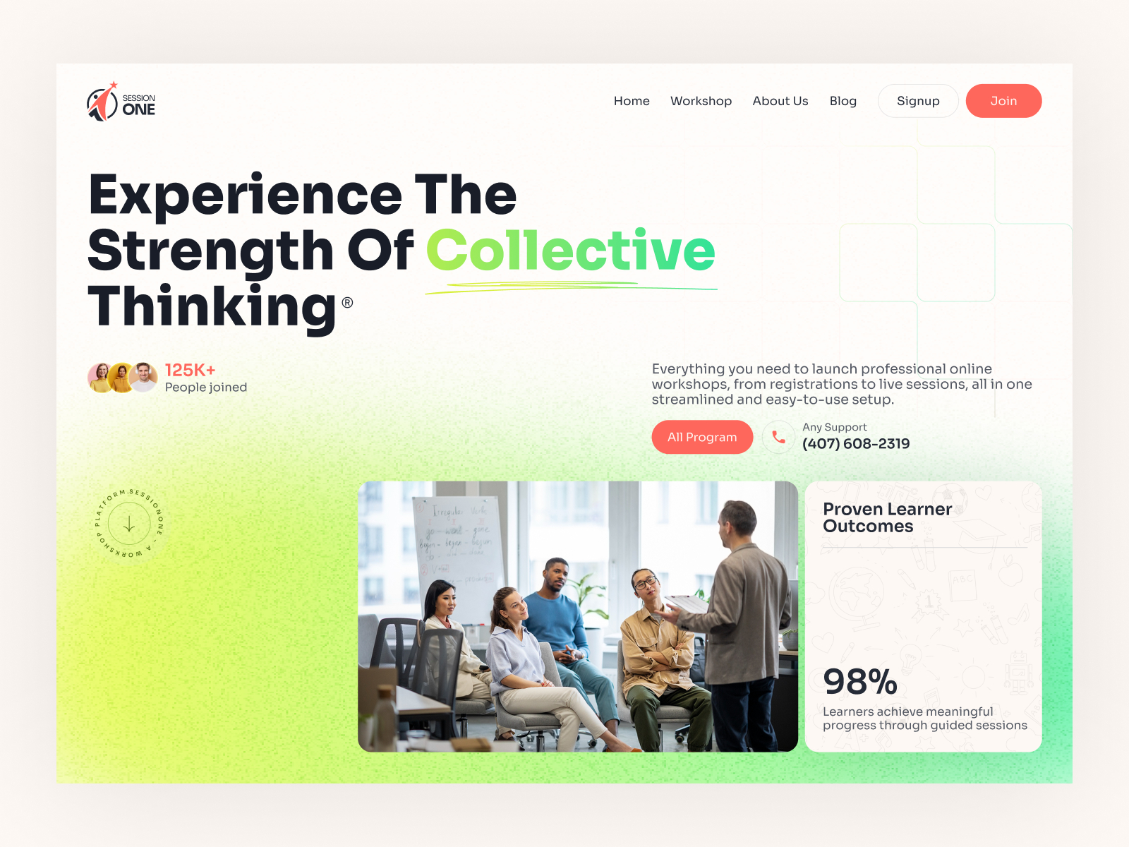 SessionOne — Free Ecommerce Framer Template preview