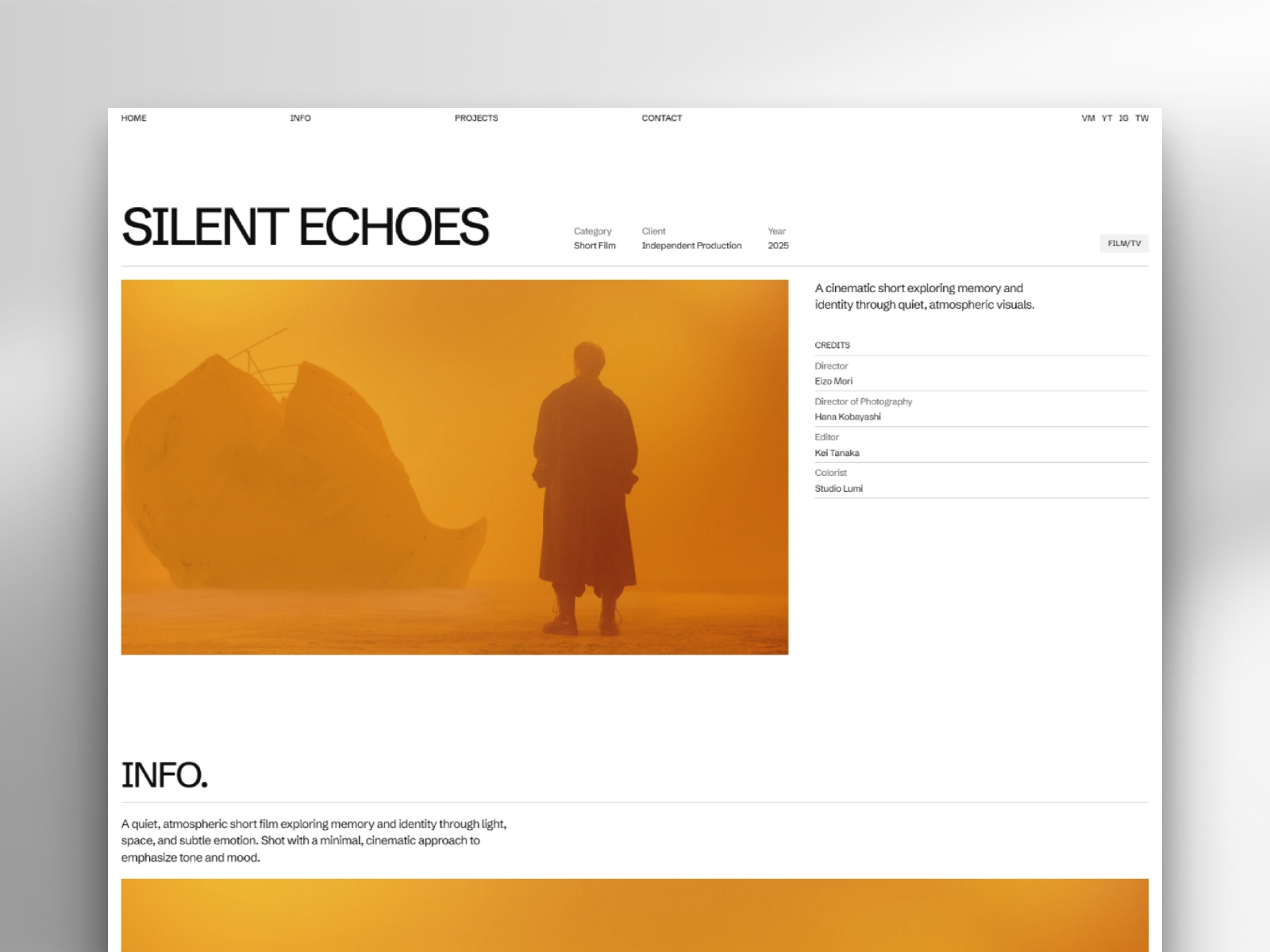 Showcase Your Work: Free Portfolio Website Template by David Mansilla — Free Portfolio Framer Template preview