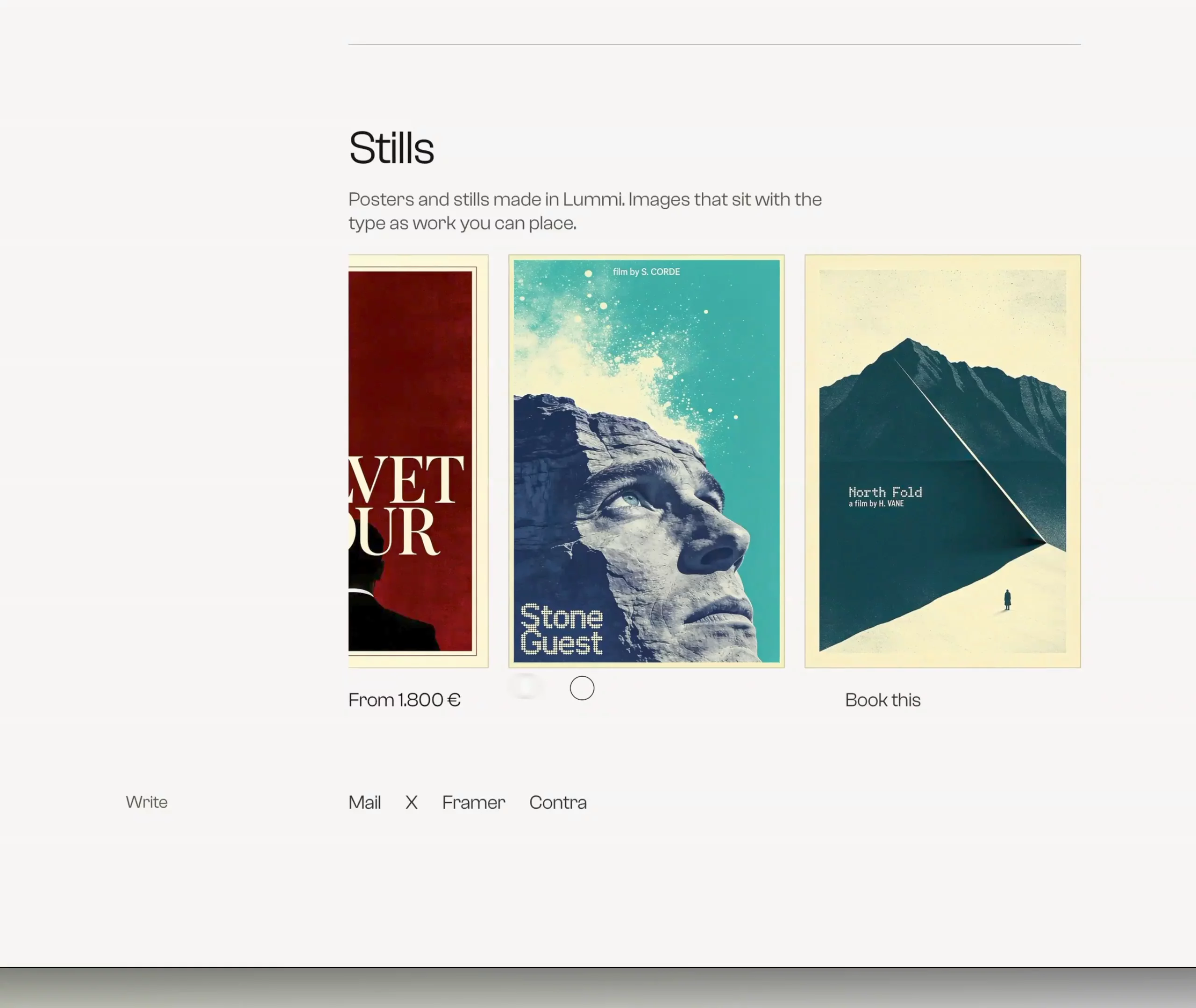 Sill — Free Portfolio Template for Framer preview