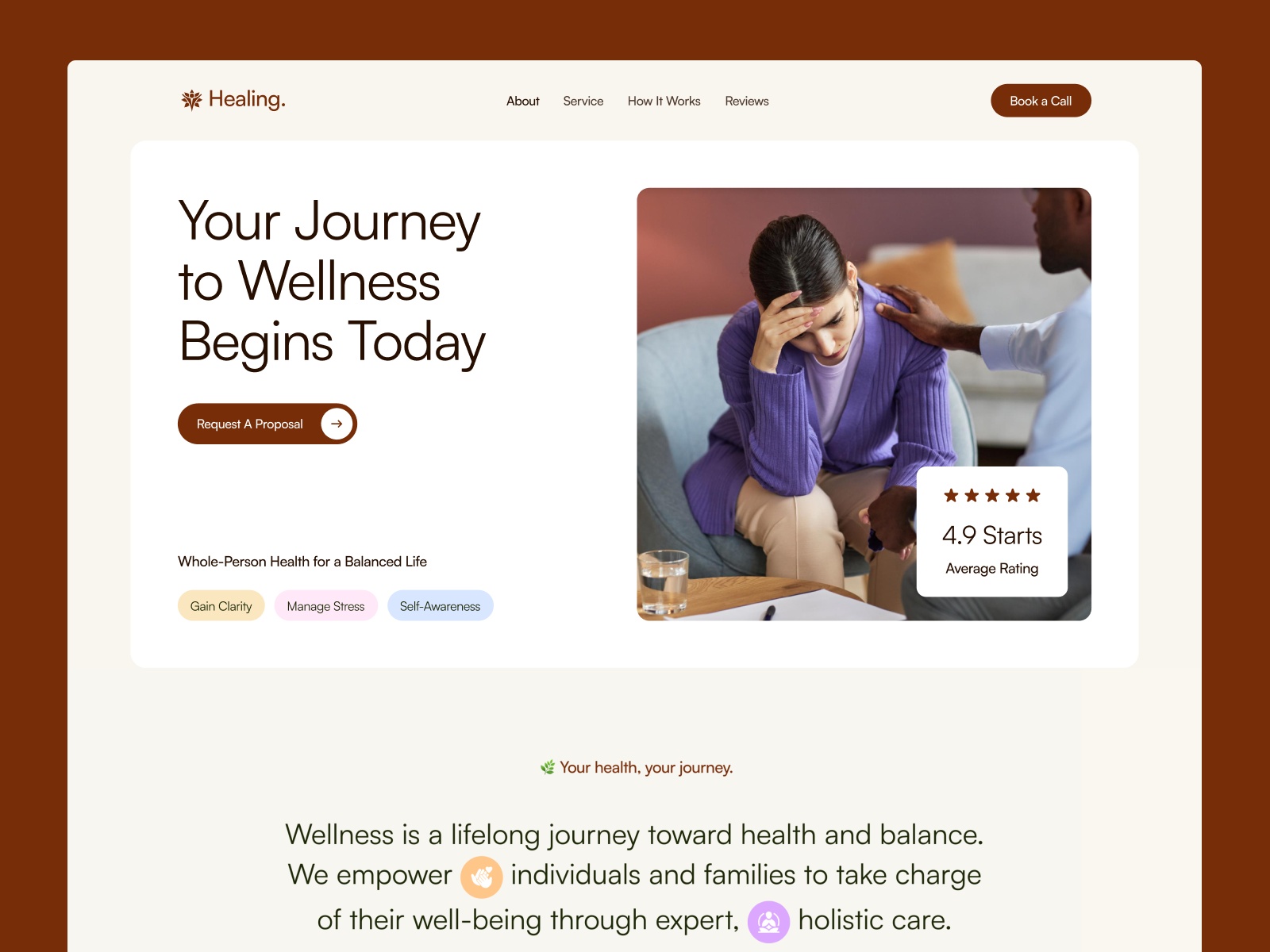 Solena Luxe: Free Health Website Template by CaseFram — Free Healthcare Framer Template preview