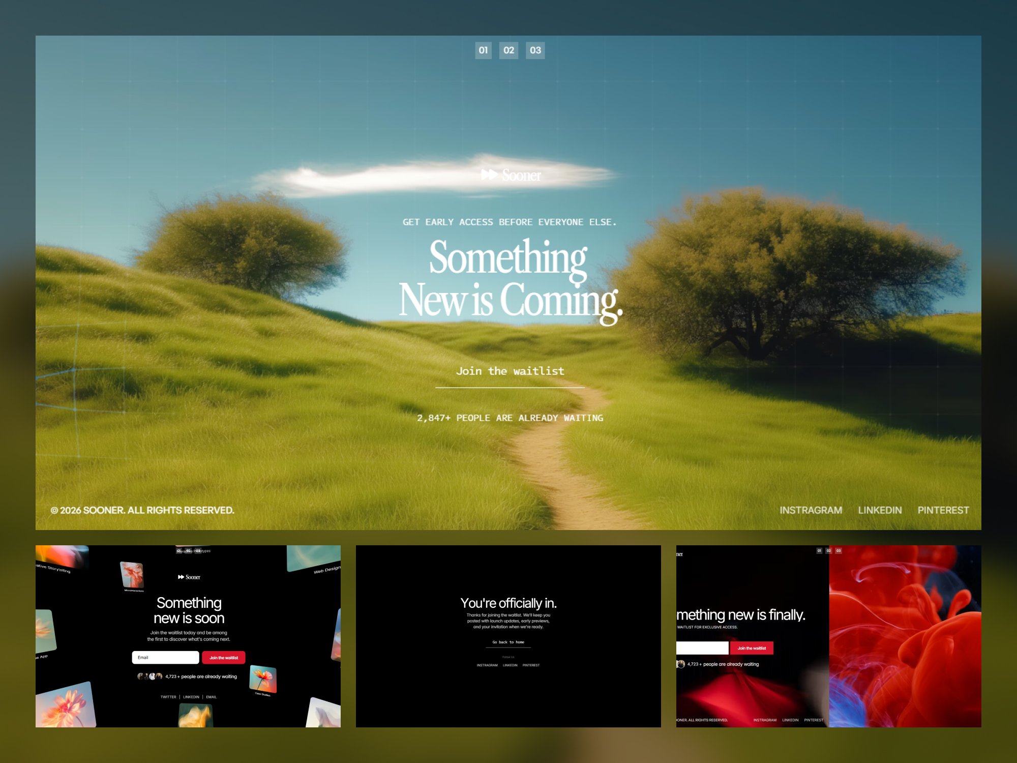 Sooner — Free SaaS Framer Template preview