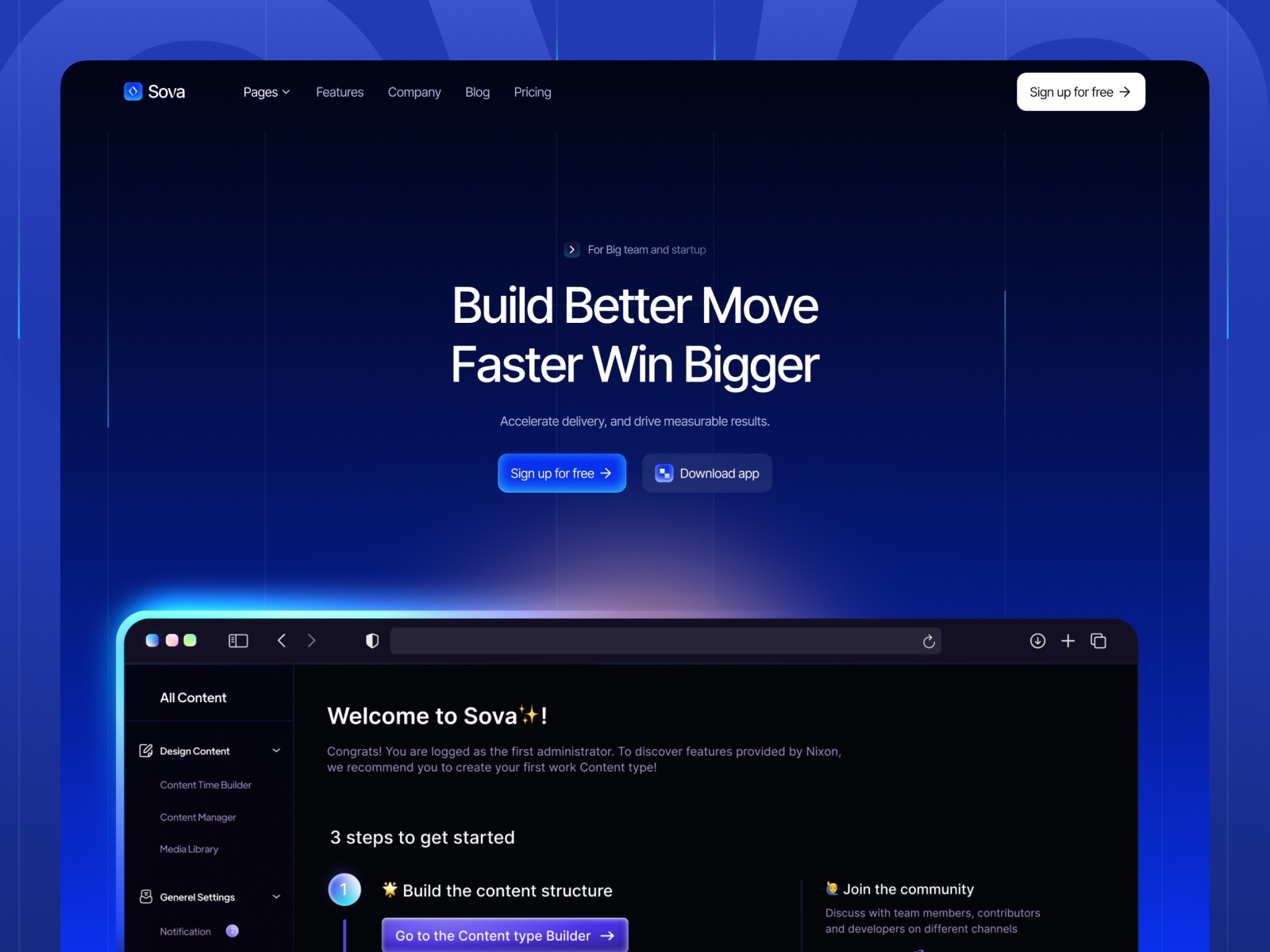 Sova X — Free HR Framer Template preview