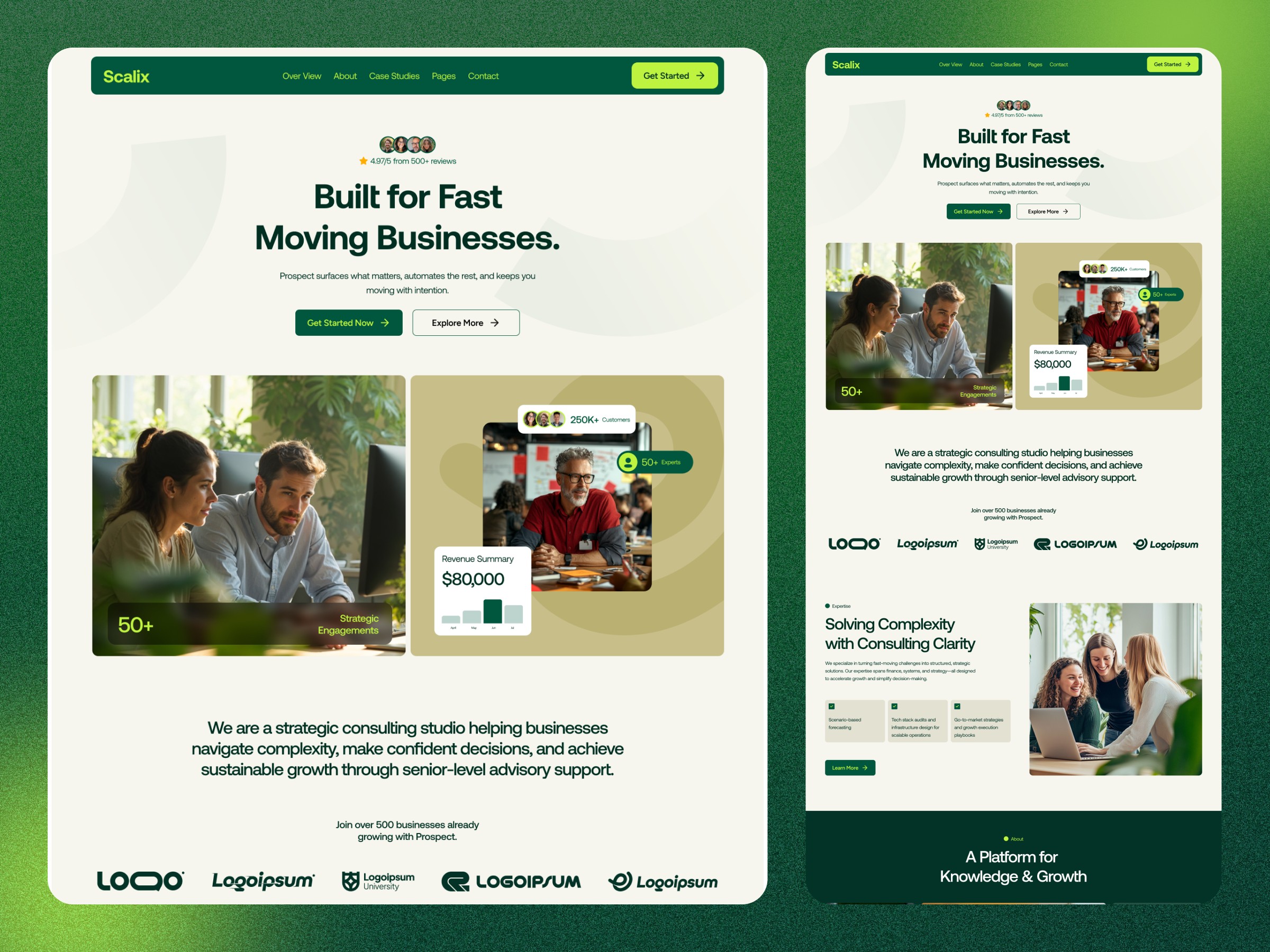 Sovix: Free Agency Website Template by Mezario — Free Agency Framer Template preview