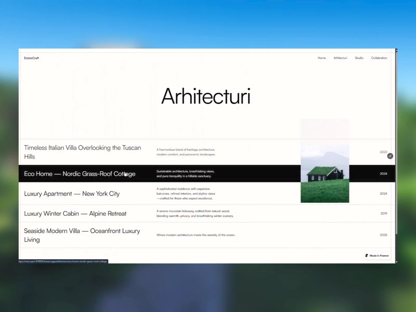 StateCraft — Free Portfolio Website Template by Forma Style — Free Real Estate Template for Framer by Forma Style preview