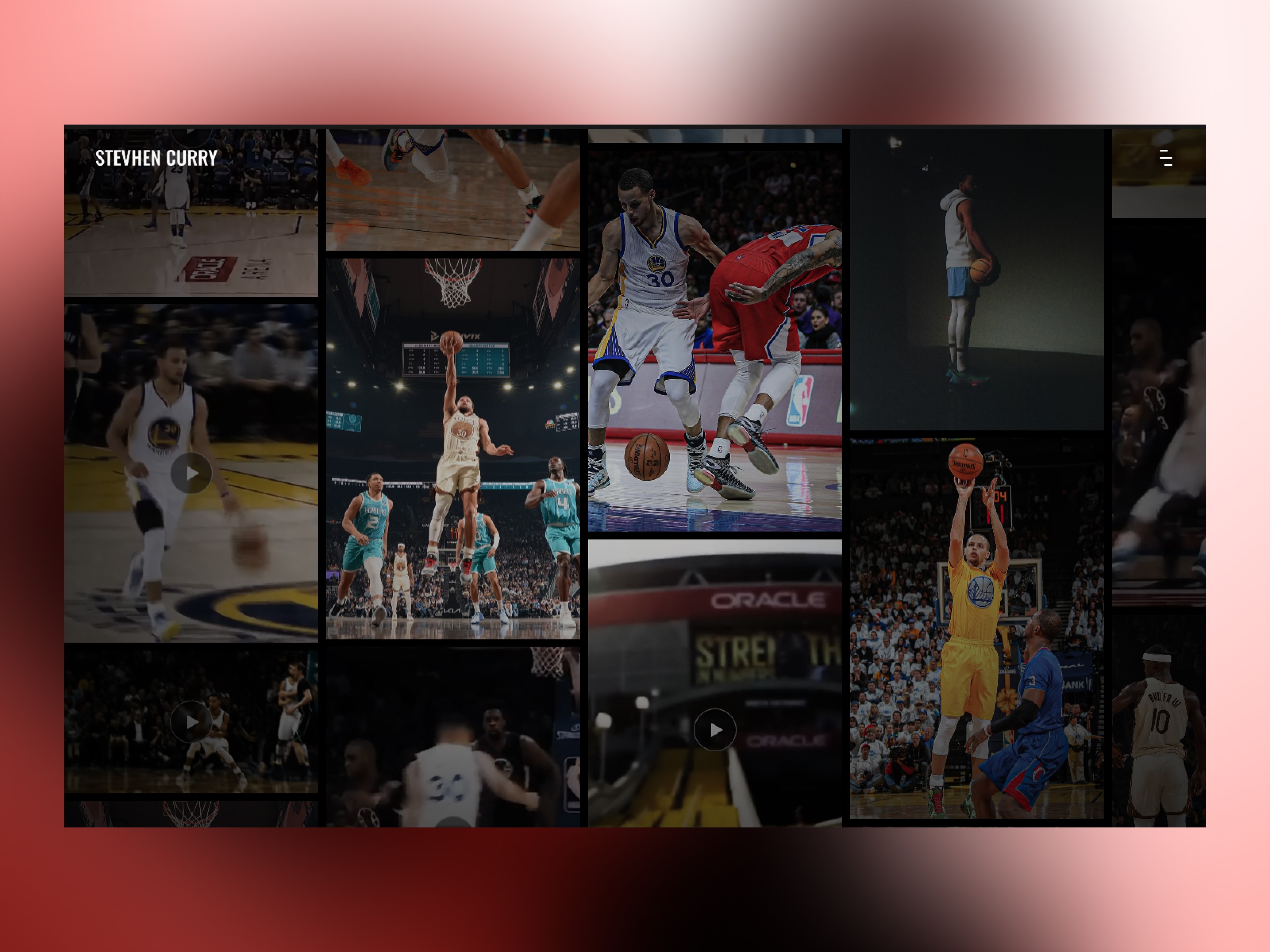 STEVHEN CURRY: Free Portfolio Website Template by DiverseKit — Free Events Framer Template preview