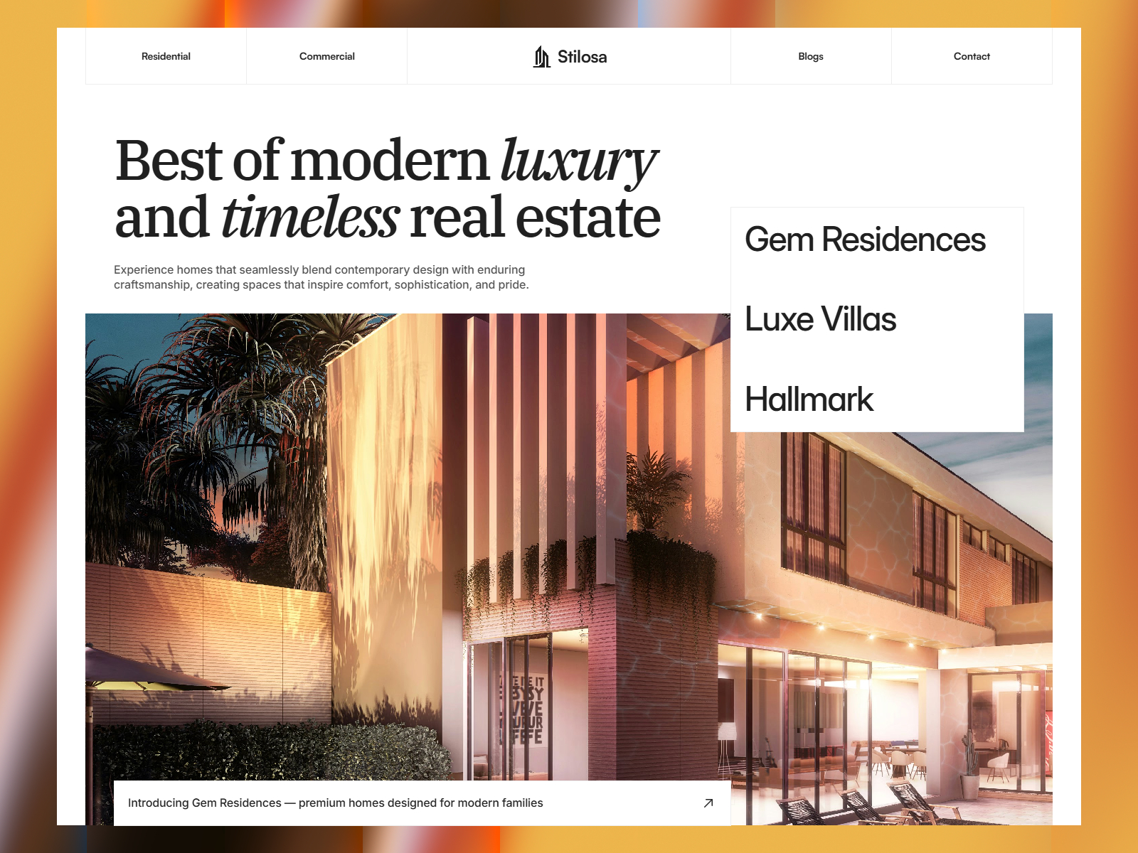 Stilosa — Free Dental Framer Template preview