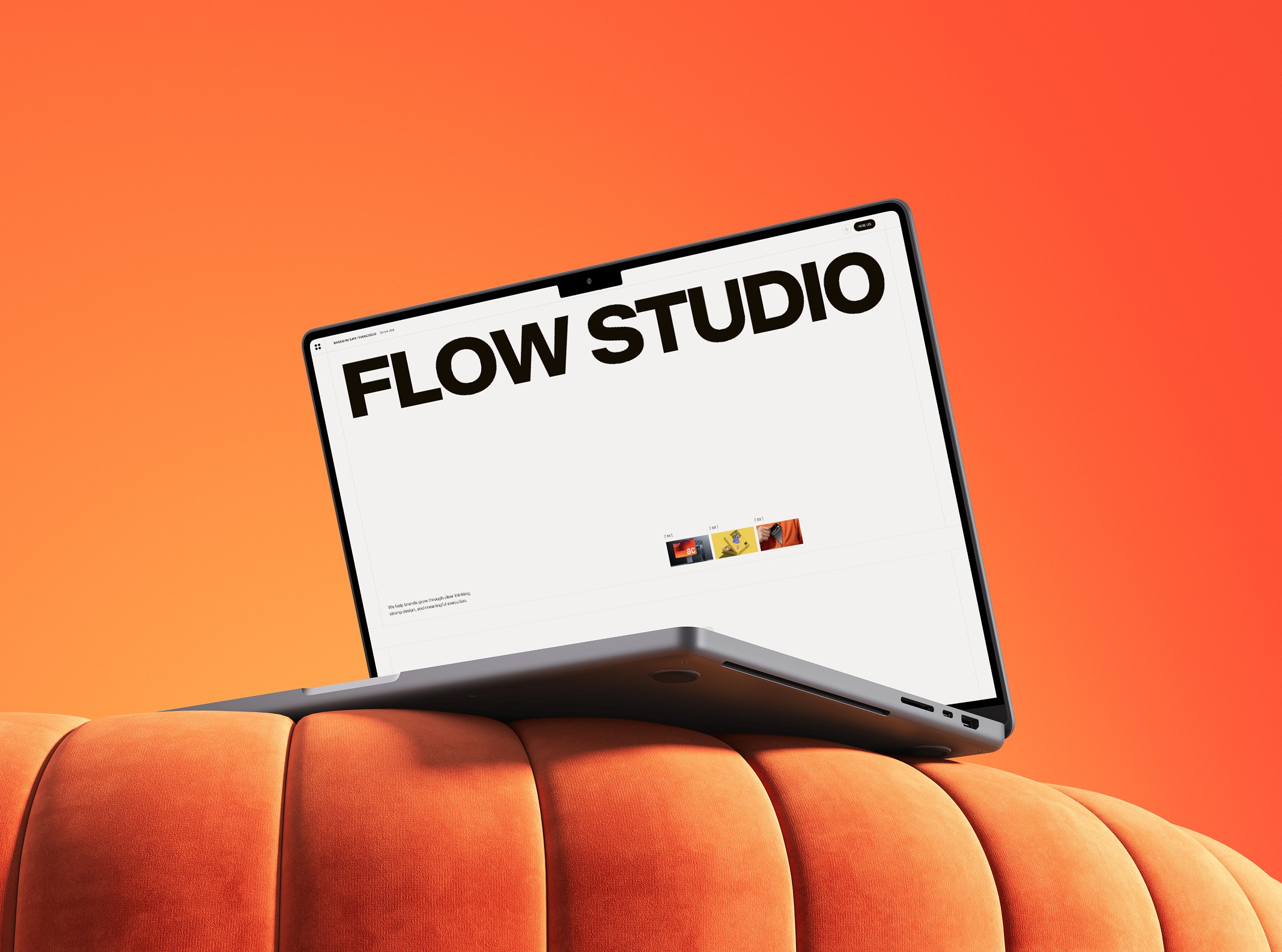 Studio Flow — Free Portfolio Template for Framer preview