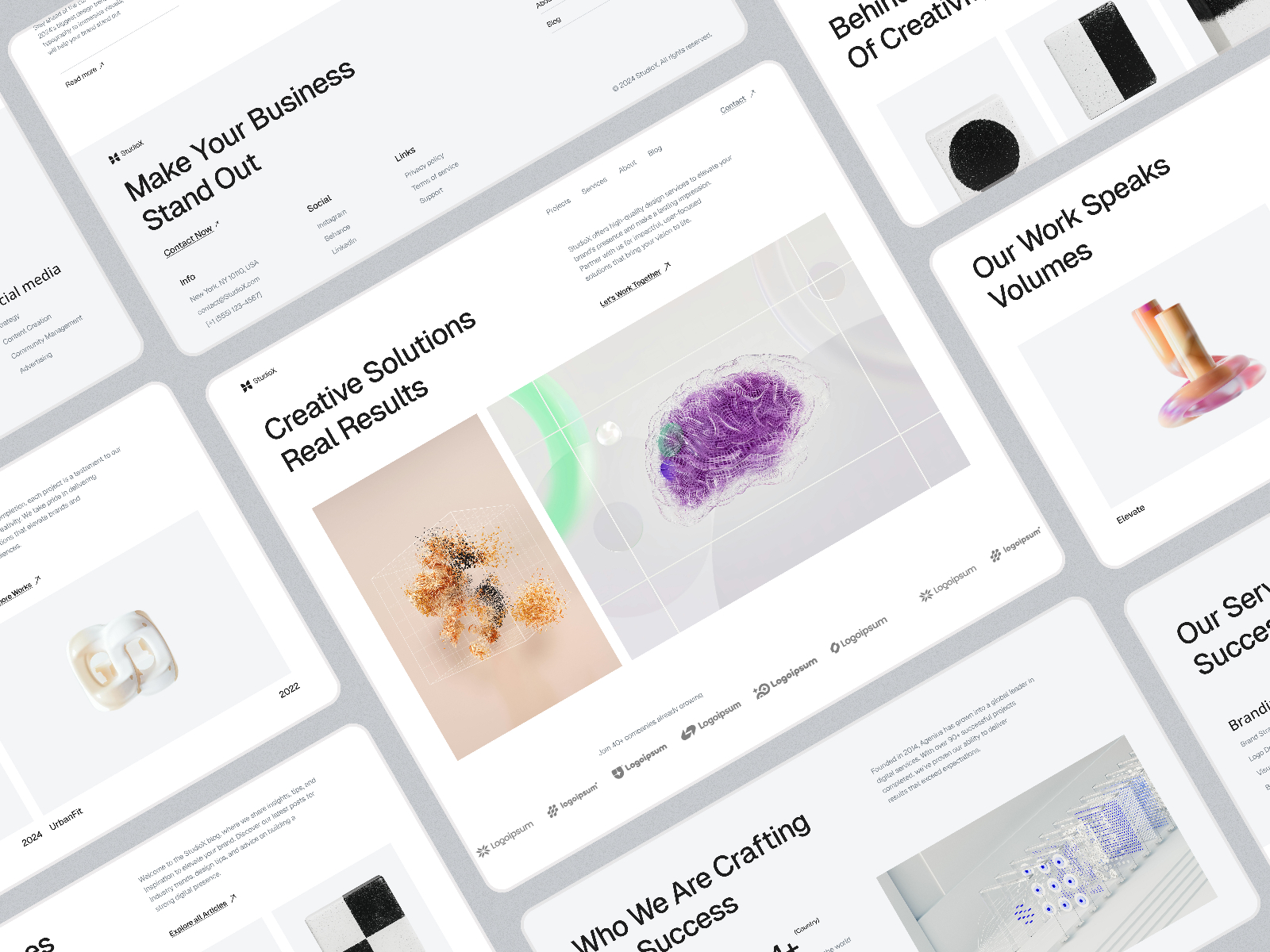 Studio: Free Portfolio Website Template by Tanjim Islam — Free Portfolio Framer Template preview
