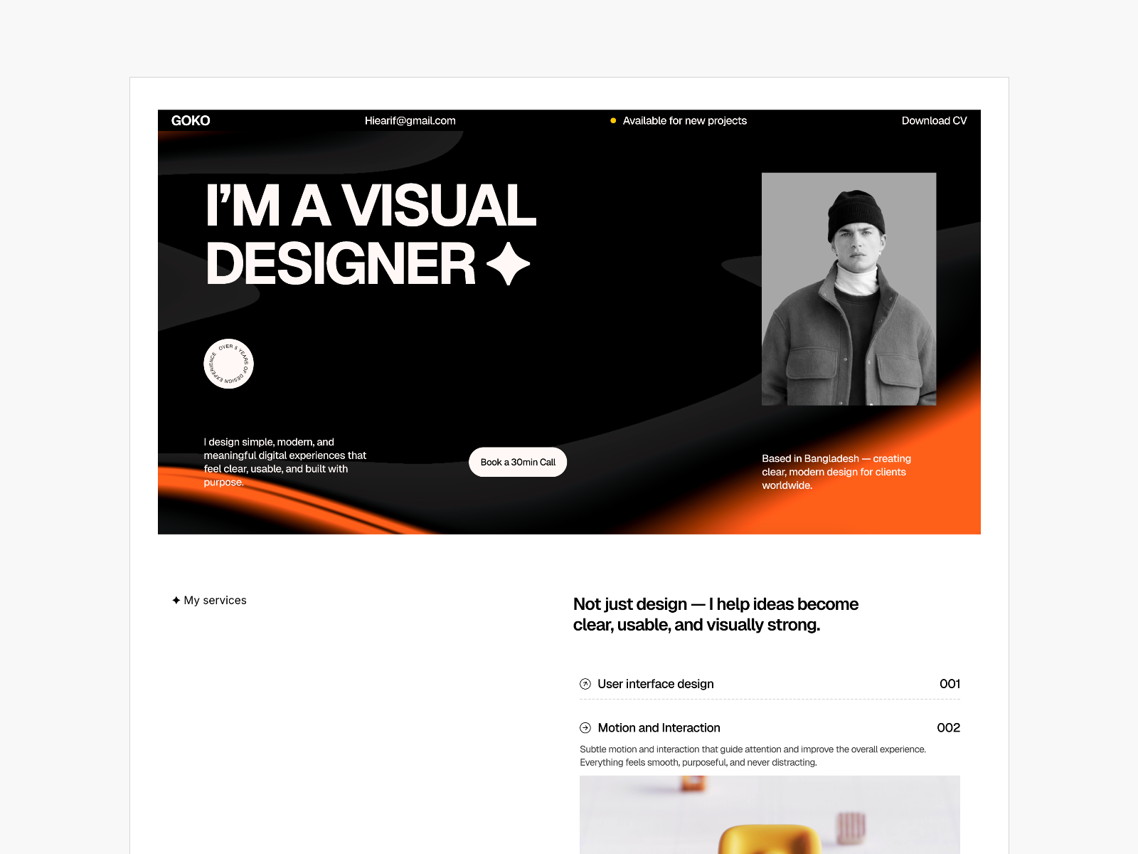 Summon: Free Landing Page Website Template by Somanna B U — Free Events Framer Template preview