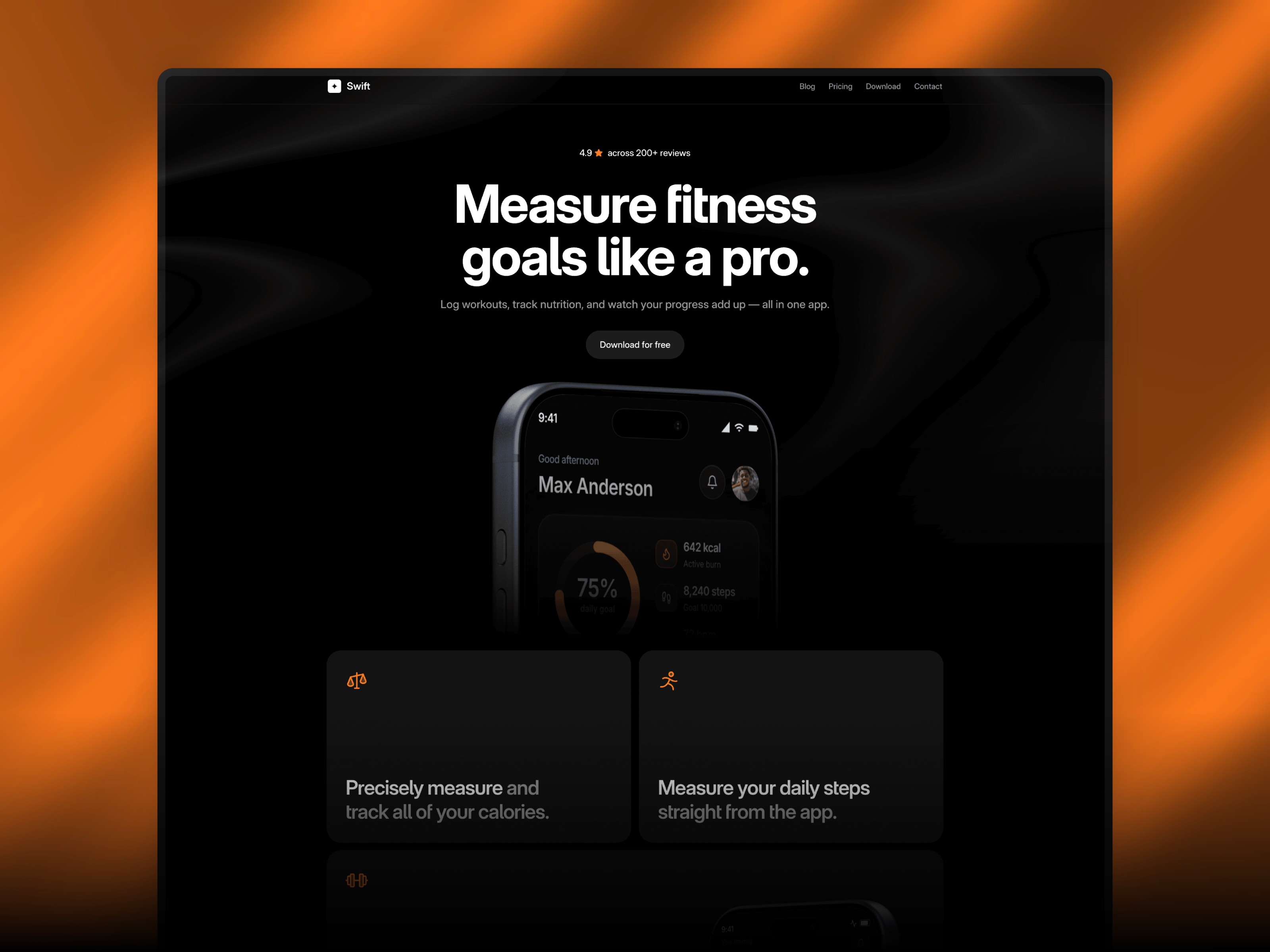 Swift App — Free Health Website Template by Yousef Osman — Free Healthcare Template for Framer by Yousef Osman preview