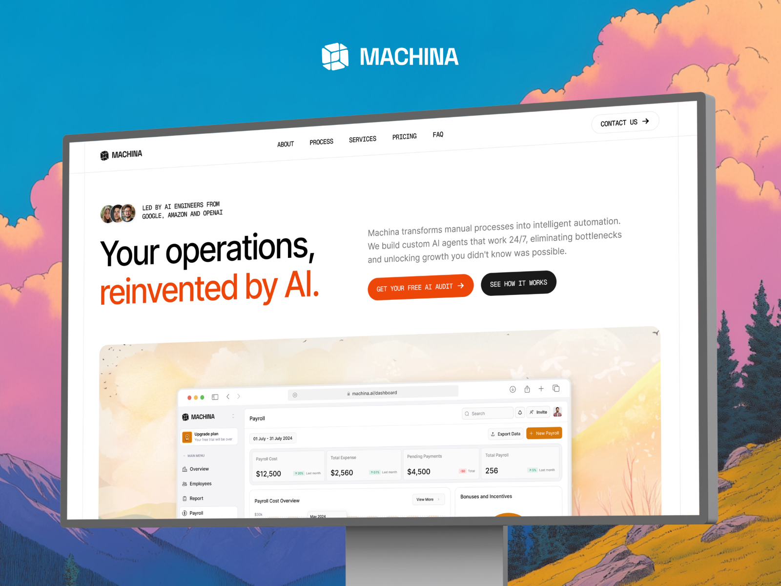 Synthik: Free AI Website Template by Omakase — Free Events Framer Template preview