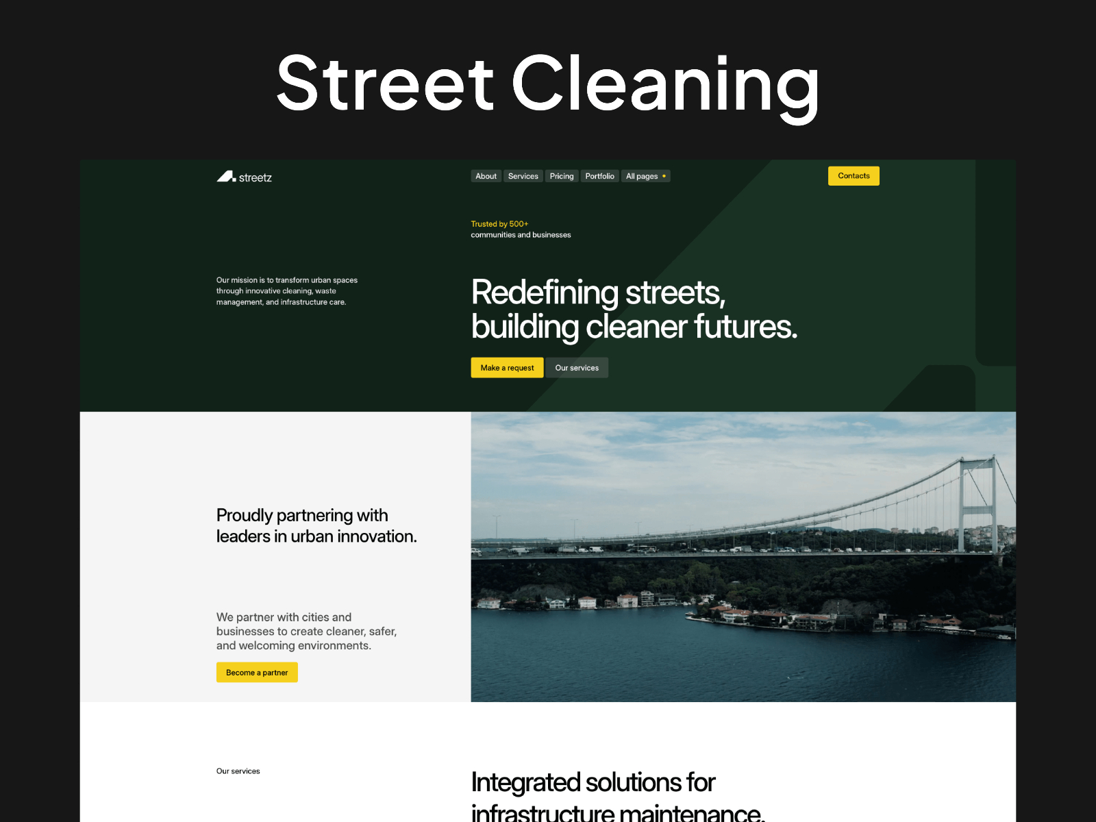 Terra Care: Free Environmental Website Template by FK Alve — Free Portfolio Framer Template preview