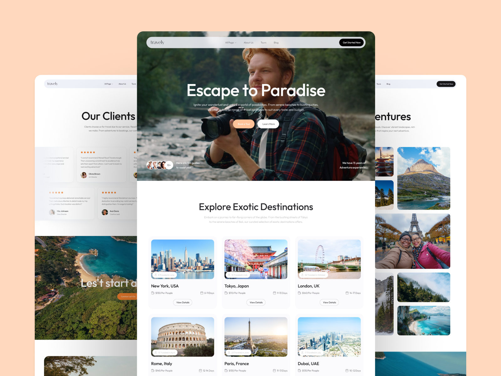 Trova: Free Free Website Template by Arbi Khan — Free Portfolio Framer Template preview