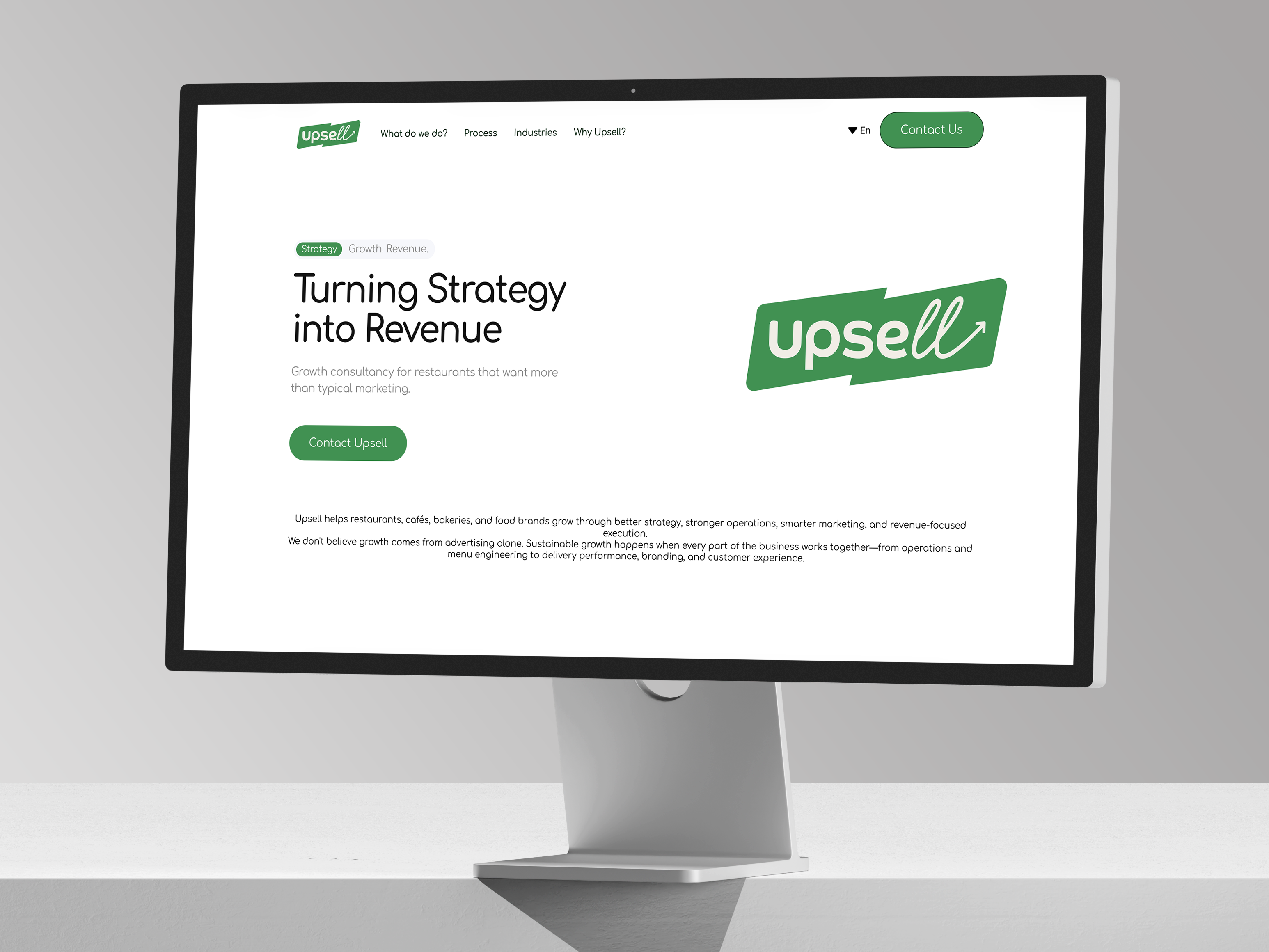 Upsell Mena: Free Portfolio Website Template by Honer Bircini — Free SaaS Framer Template preview