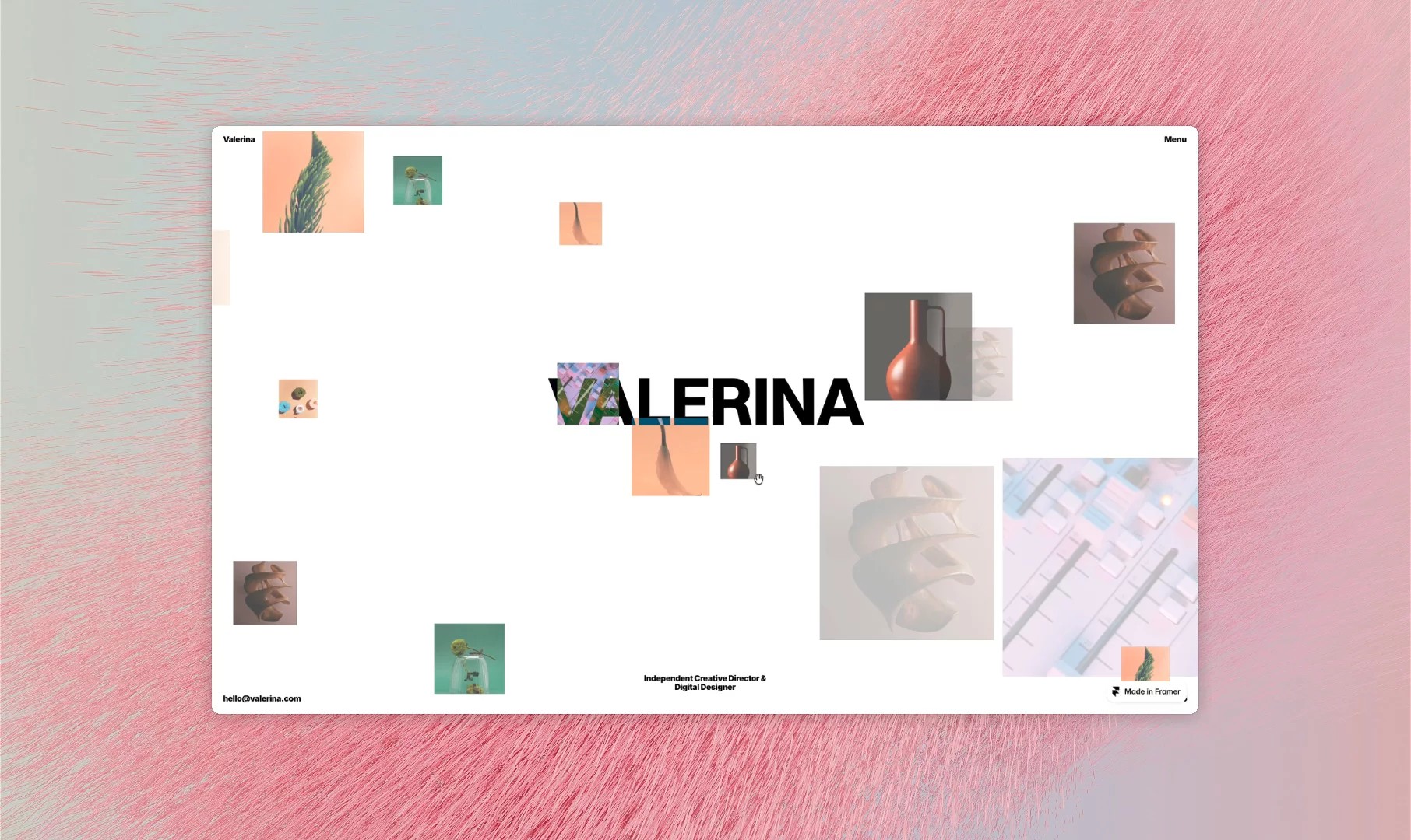 Valerina — Free Portfolio Website Template by Denysfs — Free Dental Template for Framer by Denysfs preview