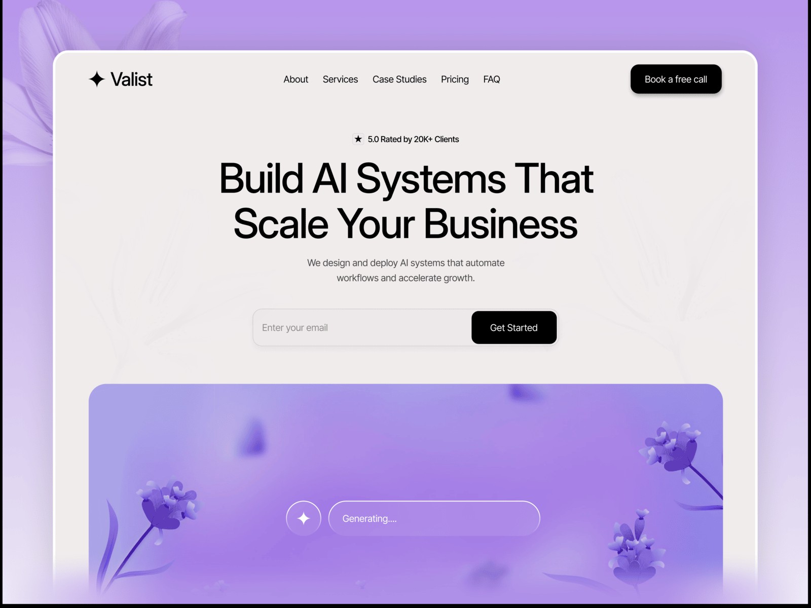 Valist — Free Automotive Framer Template preview