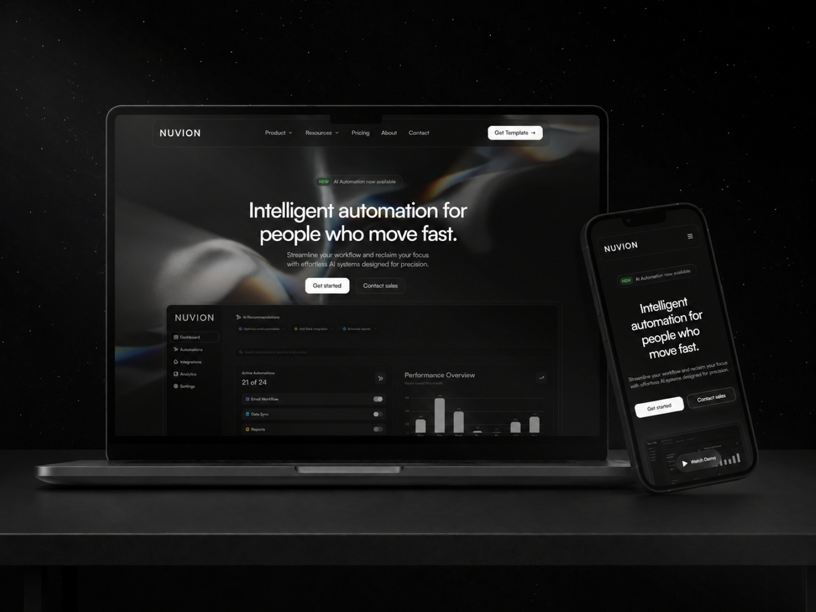 Vantis™: Free AI Website Template by FrameLab Studio — Free SaaS Framer Template preview