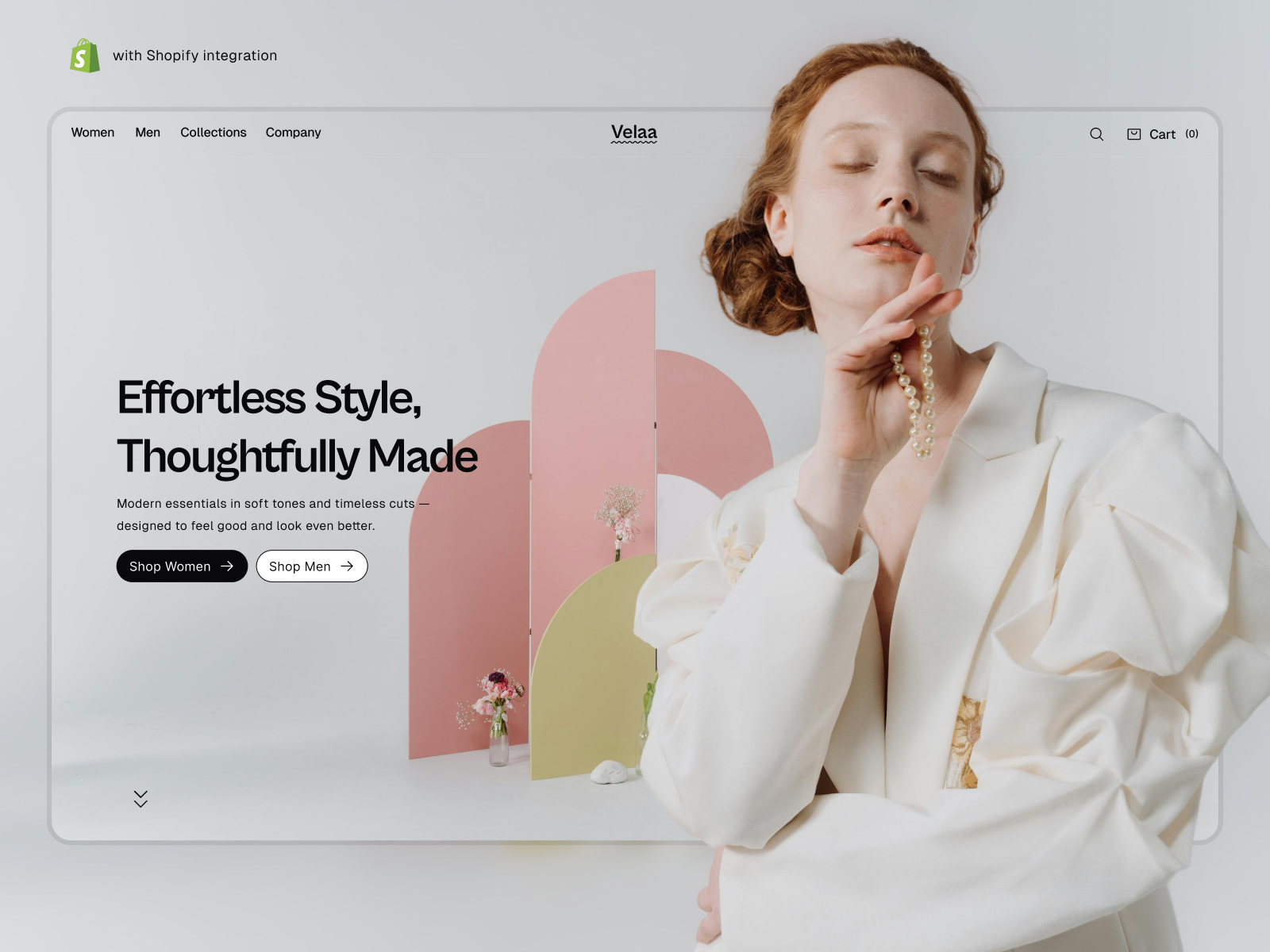 Velaa: Free Ecommerce Website Template by Maharram Hasanli — Free Ecommerce Framer Template preview