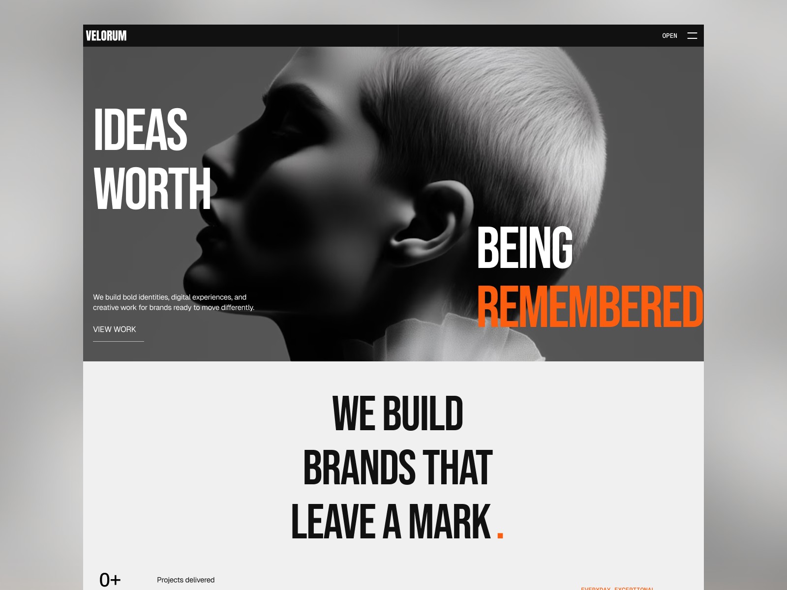 Velorum — Free Portfolio Website Template by Salome Katunzi — Free Portfolio Template for Framer by Salome Katunzi preview