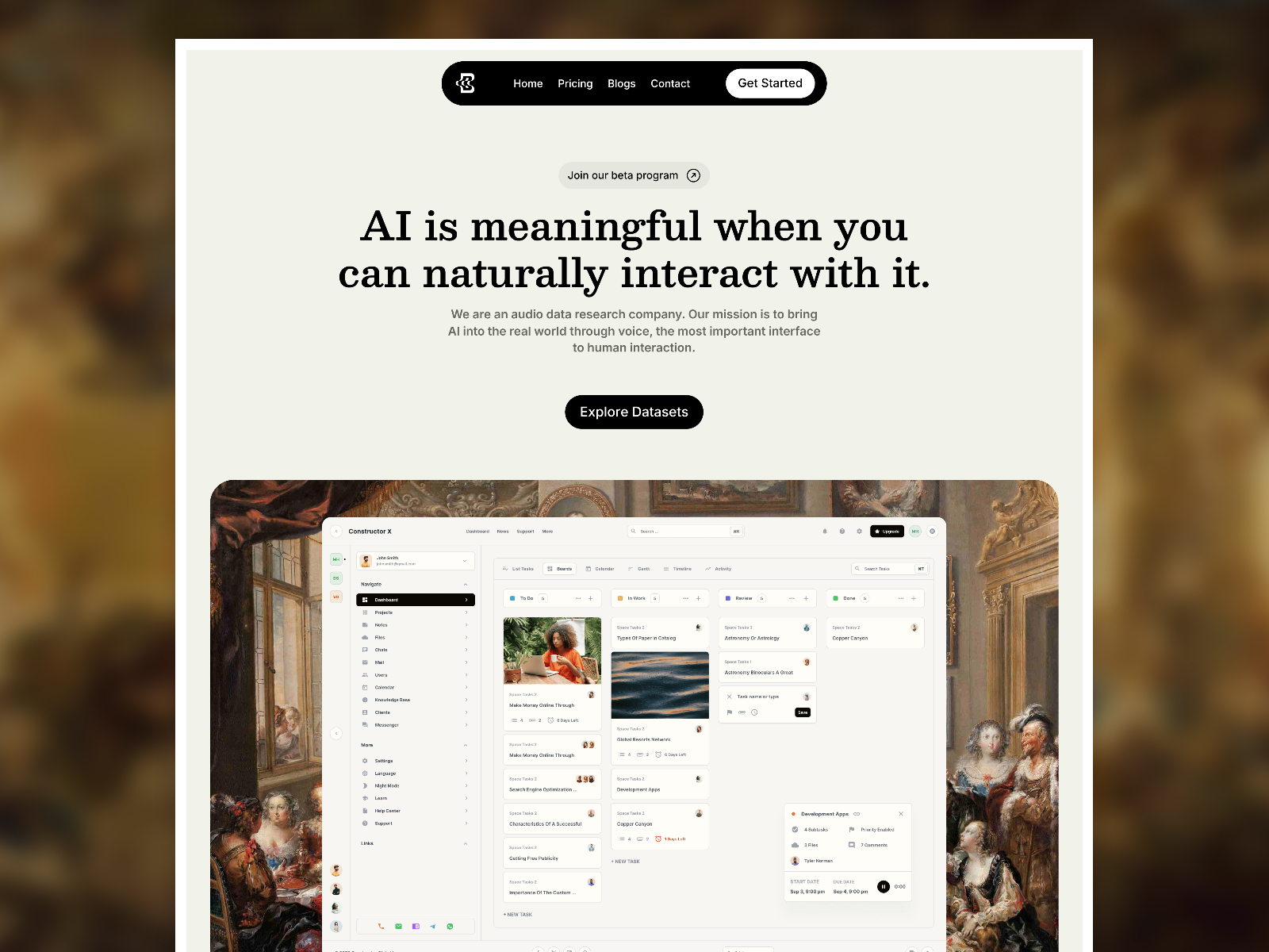Veloxs — Free SaaS Framer Template preview