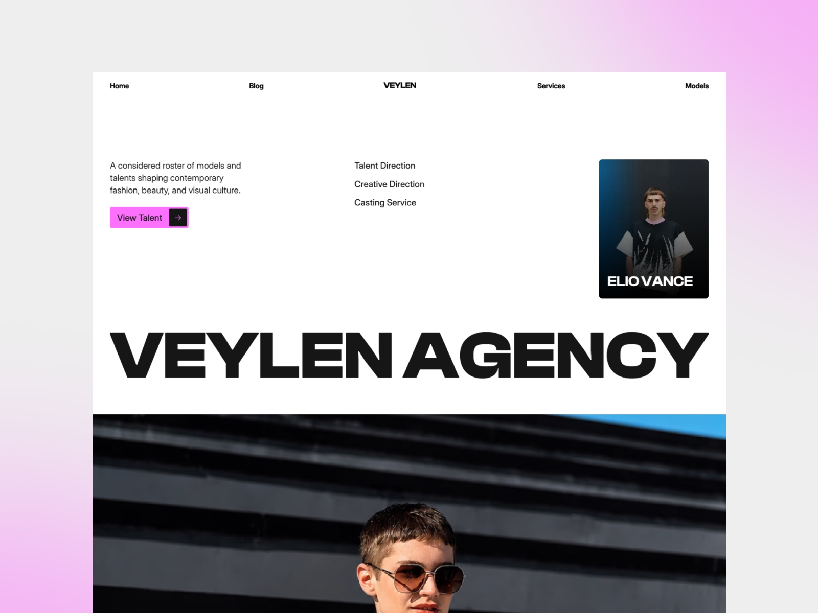Veylen — Free HR Framer Template preview