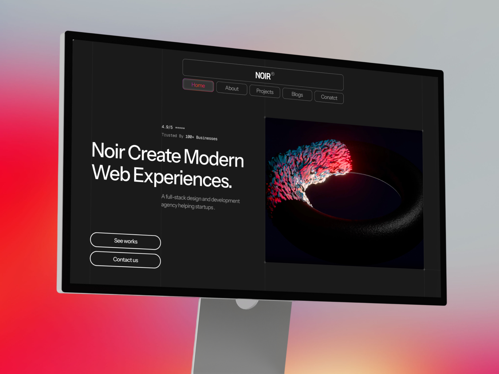 VEYLT: Free Portfolio Website Template by Istiaq (EV Studio) — Free Portfolio Framer Template preview