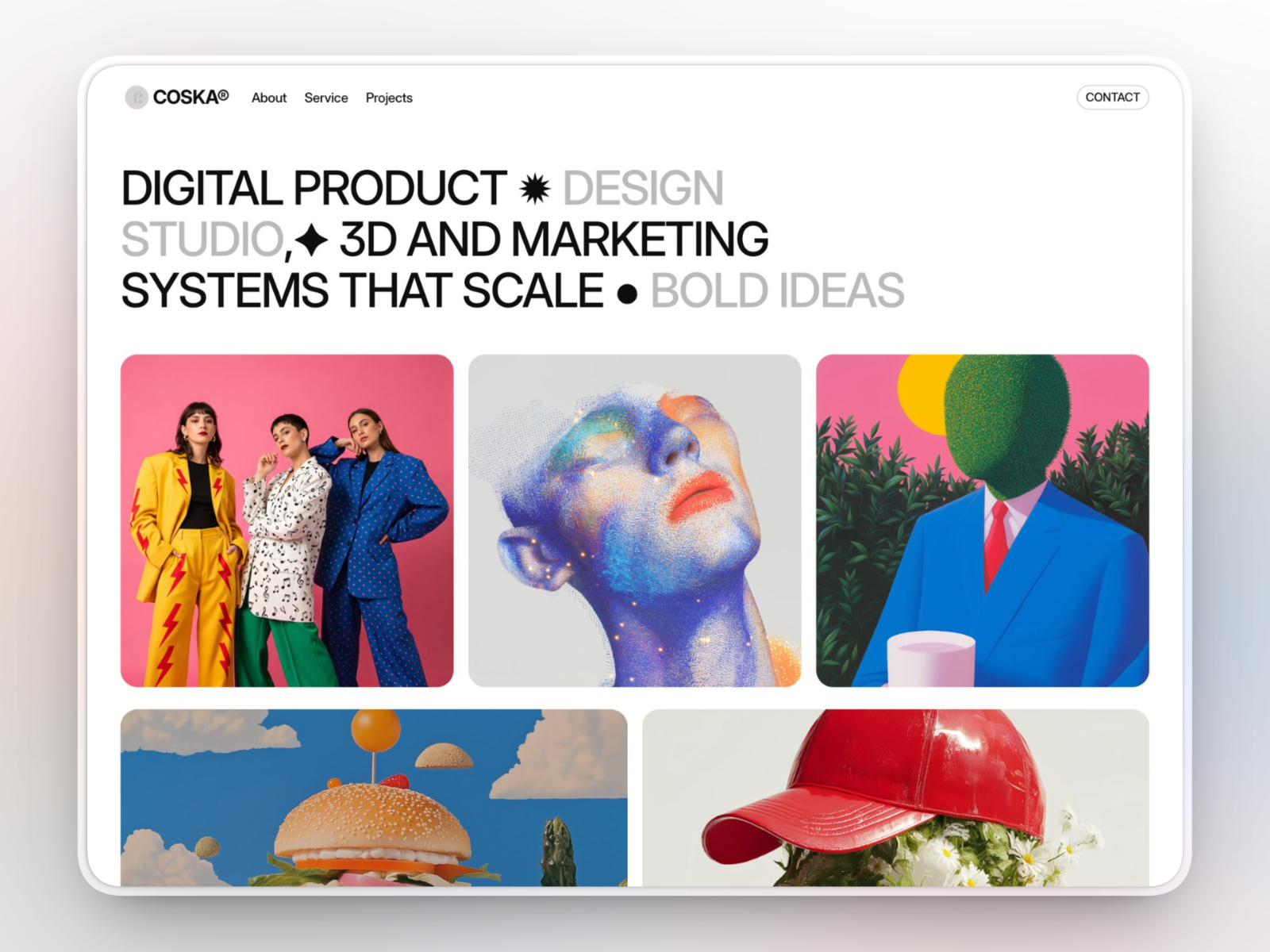 VoltGrid: Free Portfolio Website Template by Victor Sterling — Free Portfolio Framer Template preview