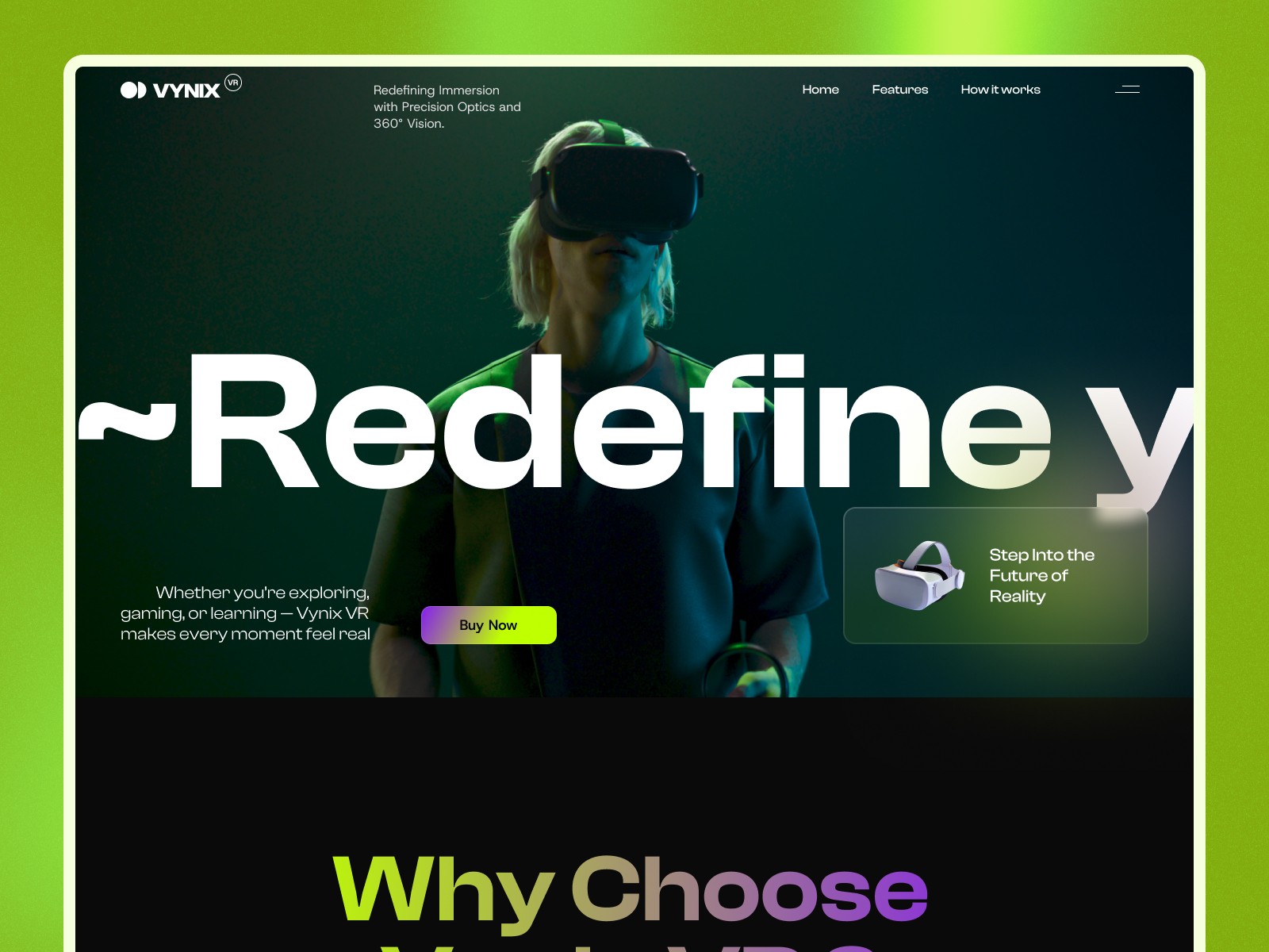 Vynax: Free Portfolio Website Template by Geniusflow — Free SaaS Framer Template preview