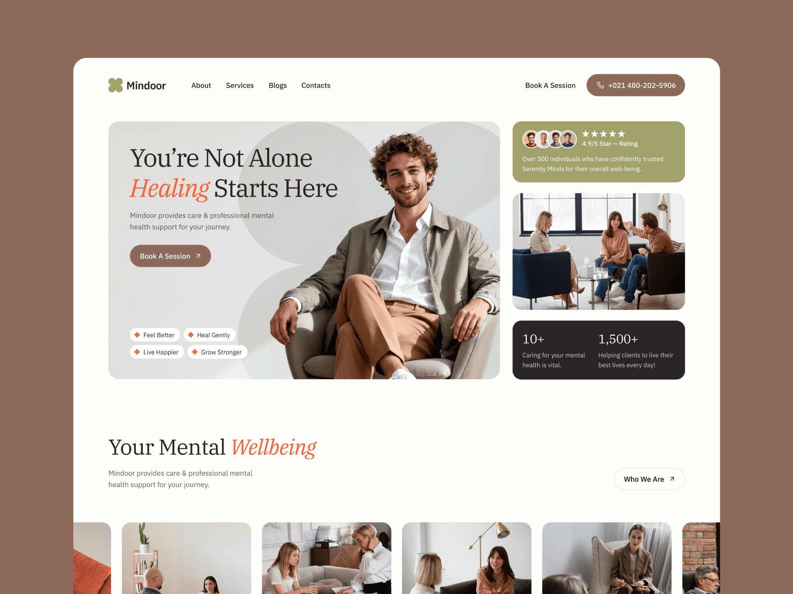 Wellco: Free Food Website Template by Framerbite — Free Food Framer Template preview