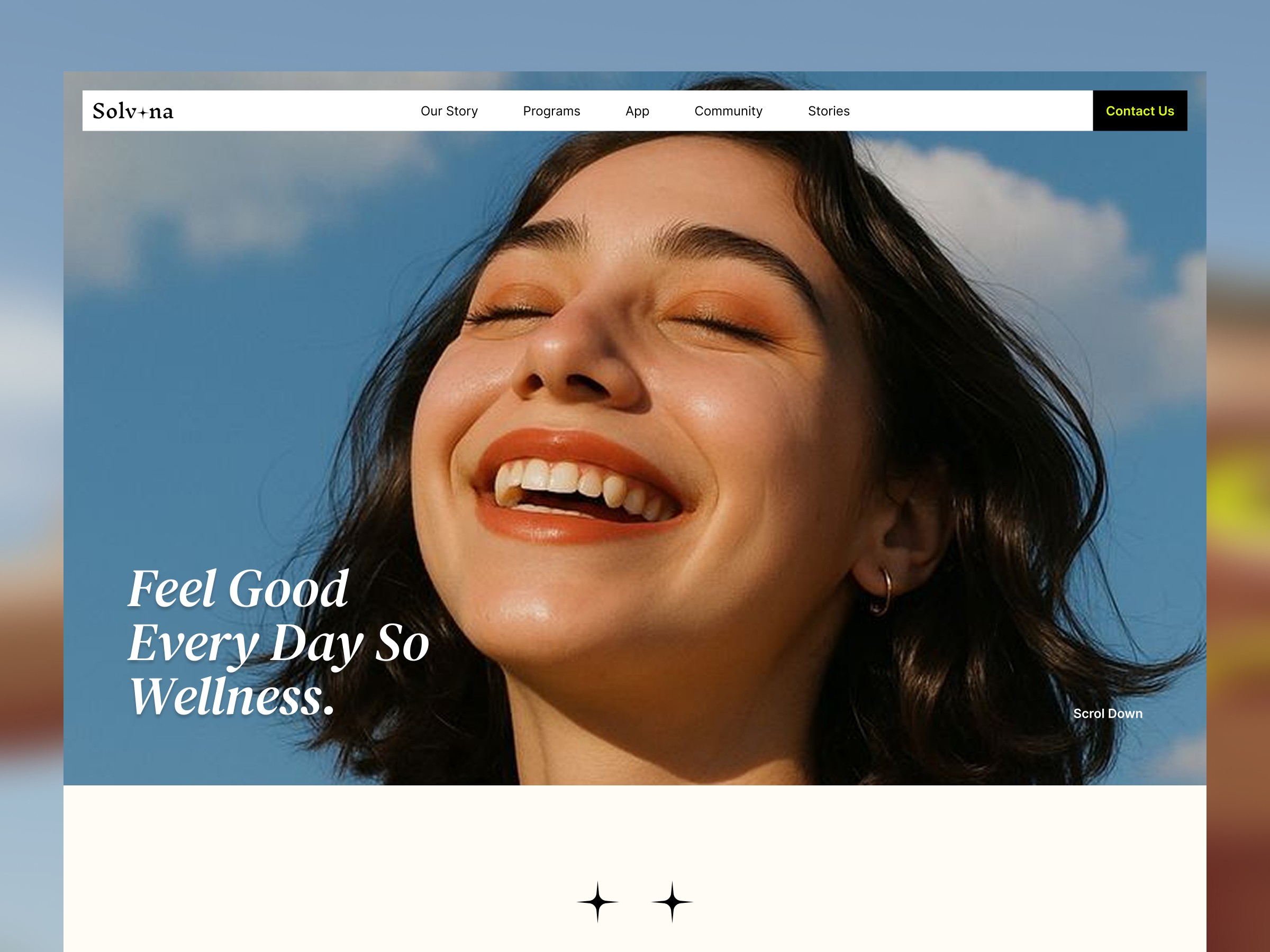 Wellnora: Free Landing Page Website Template by Template Devs — Free HR Framer Template preview