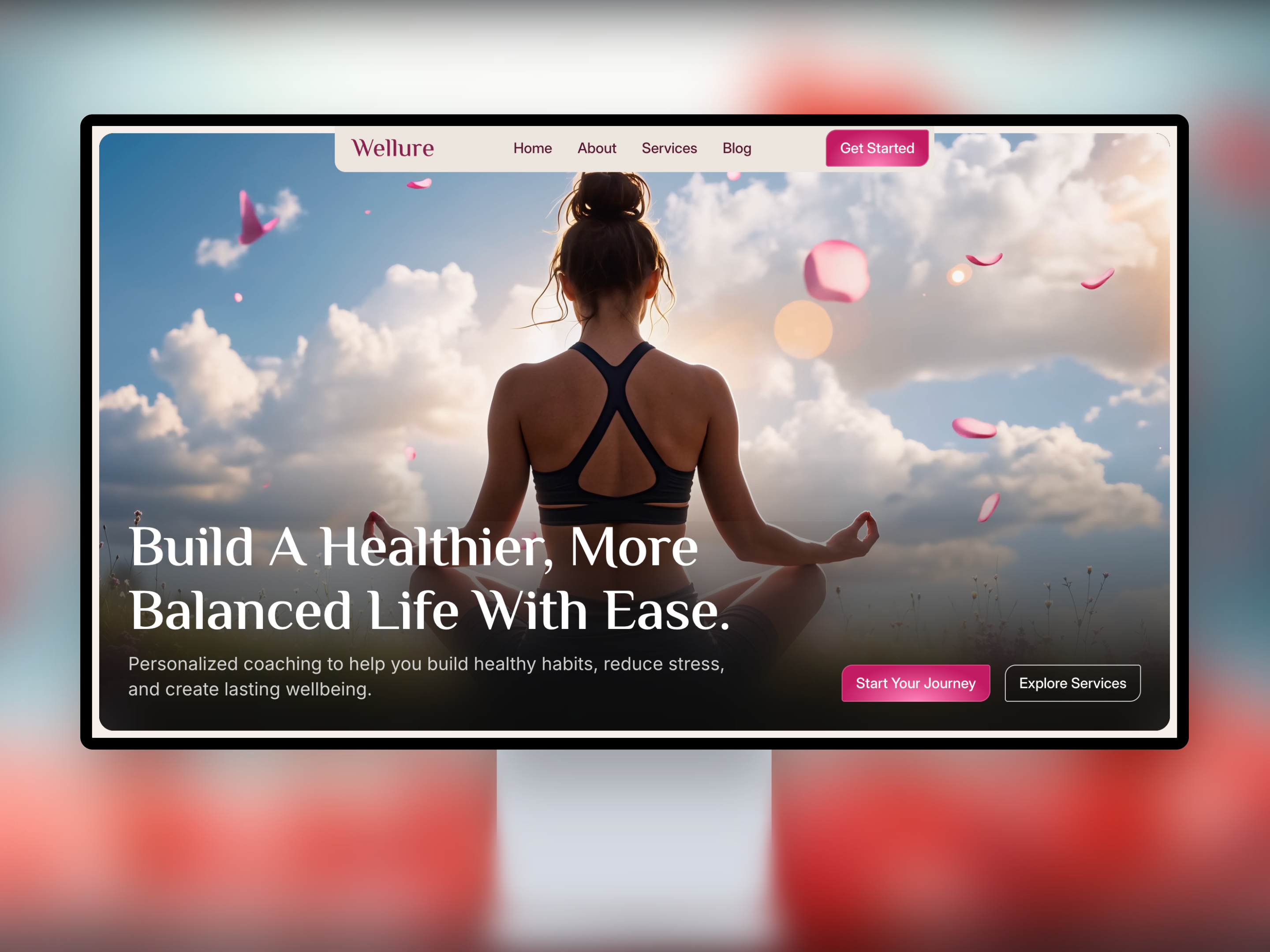 Wellure — Free Healthcare Template for Framer preview