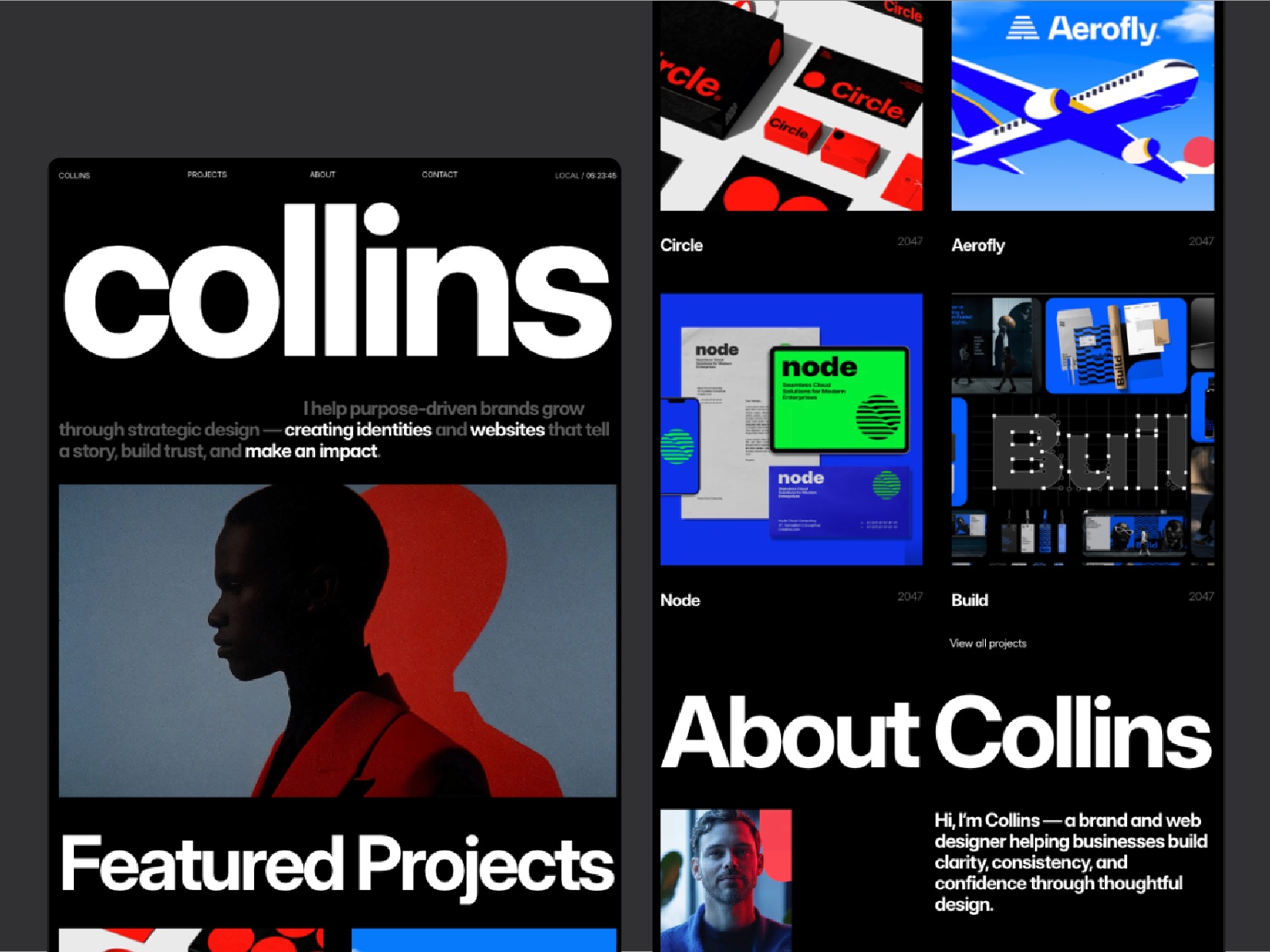 Williams: Free Portfolio Website Template by Maven Flow — Free Portfolio Framer Template preview