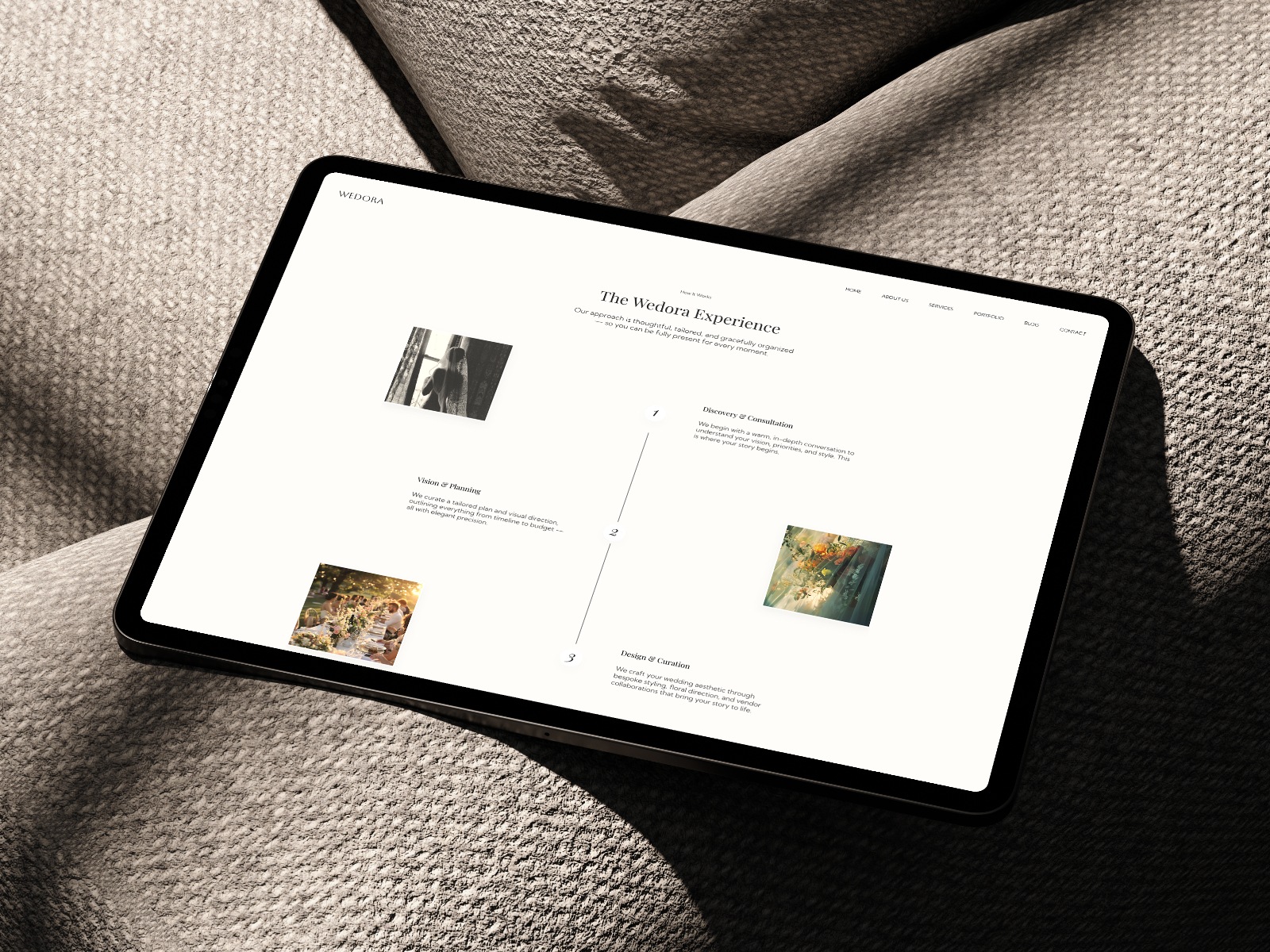 Wisteria invitation: Free Free Website Template by Victor — Free Portfolio Framer Template preview