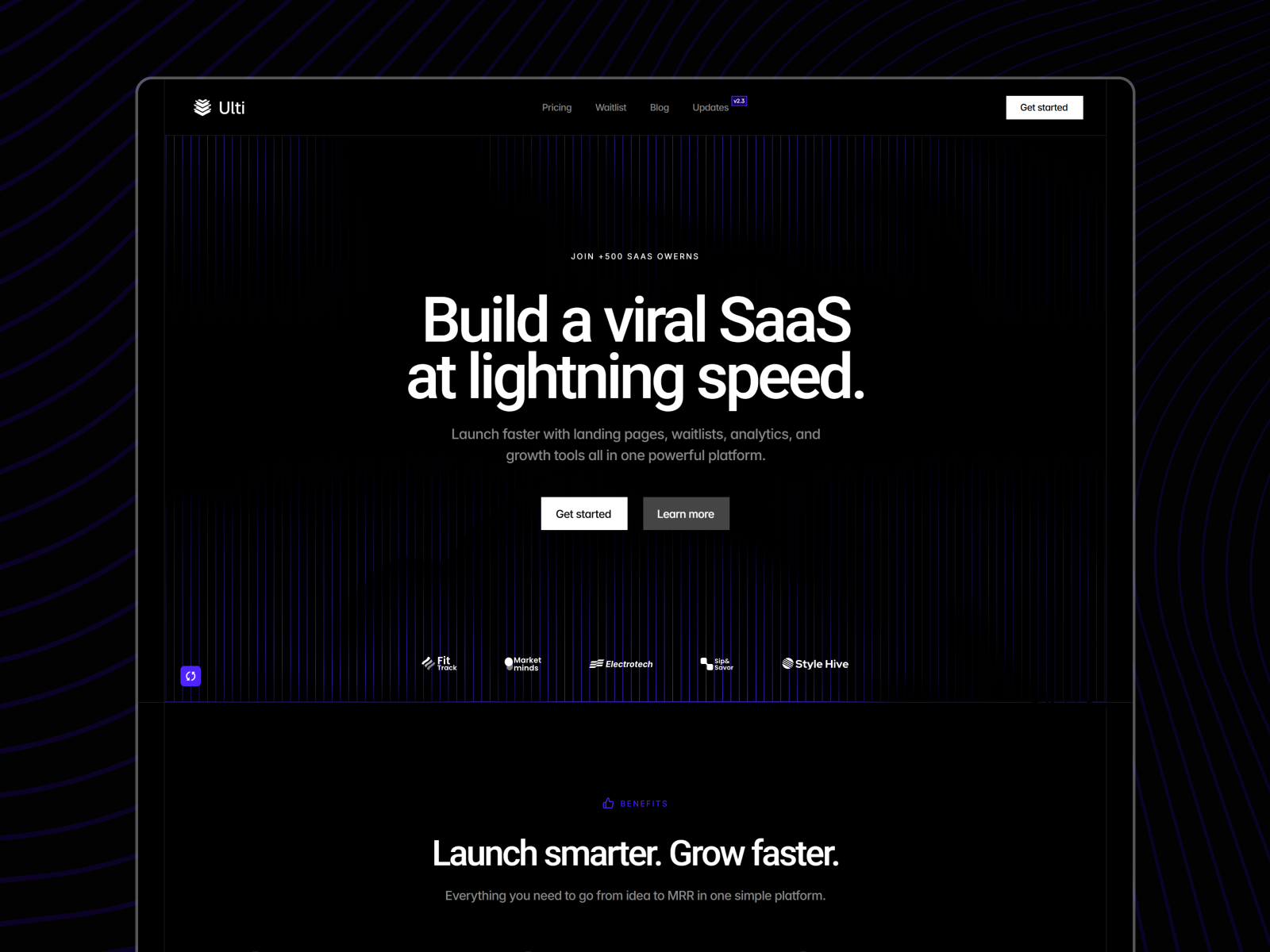 Wizr: Free SaaS Website Template by Gabin B. — Free HR Framer Template preview