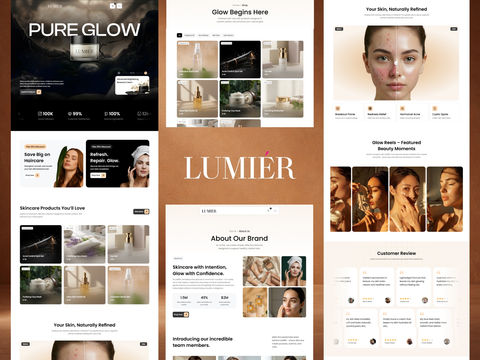 Yogagrove: Free Health Website Template by TechUptodate — Free Healthcare Framer Template preview