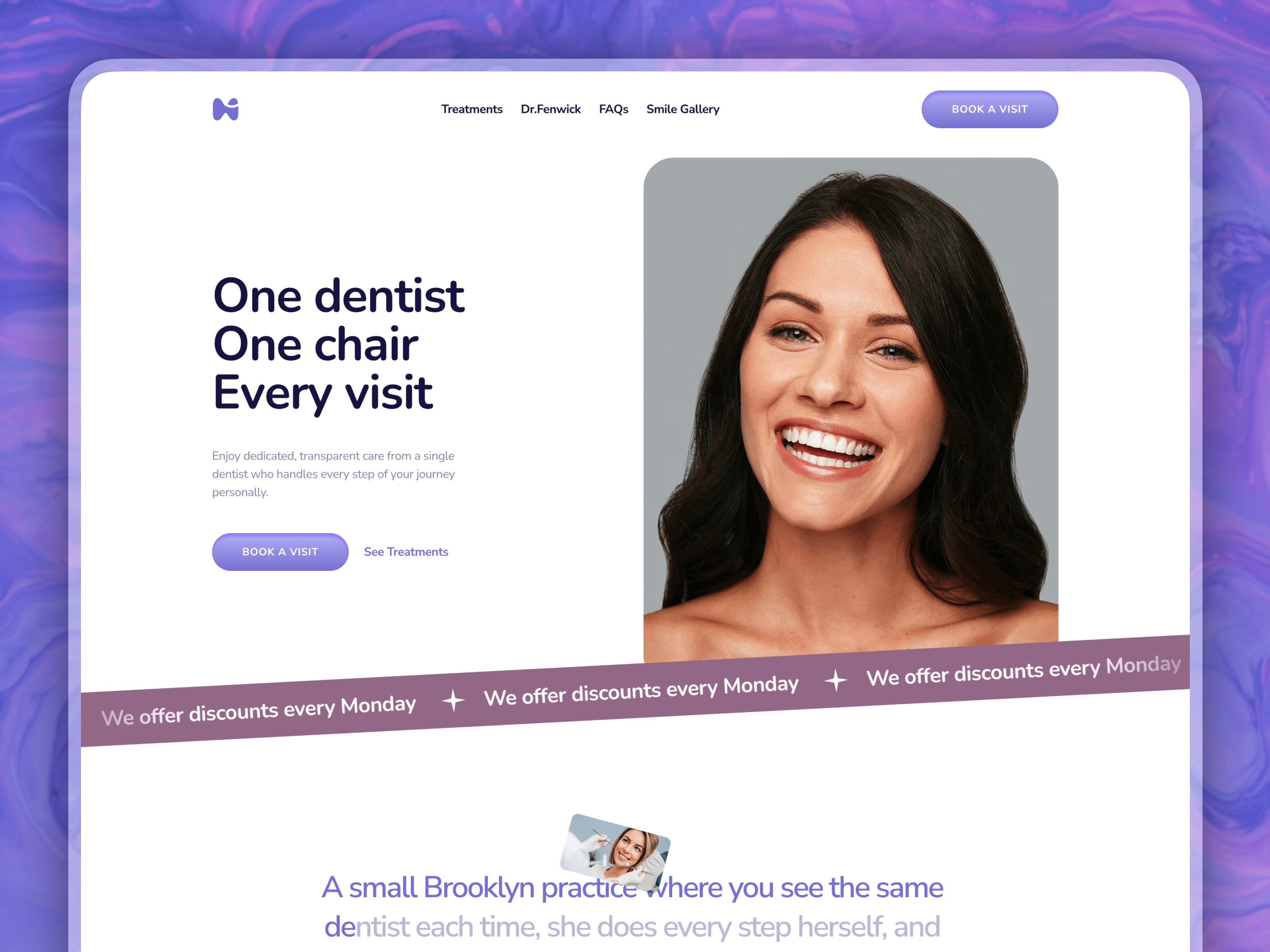 Zental — Free Health Website Template by Thinh Bui — Free Dental Template for Framer by Thinh Bui preview