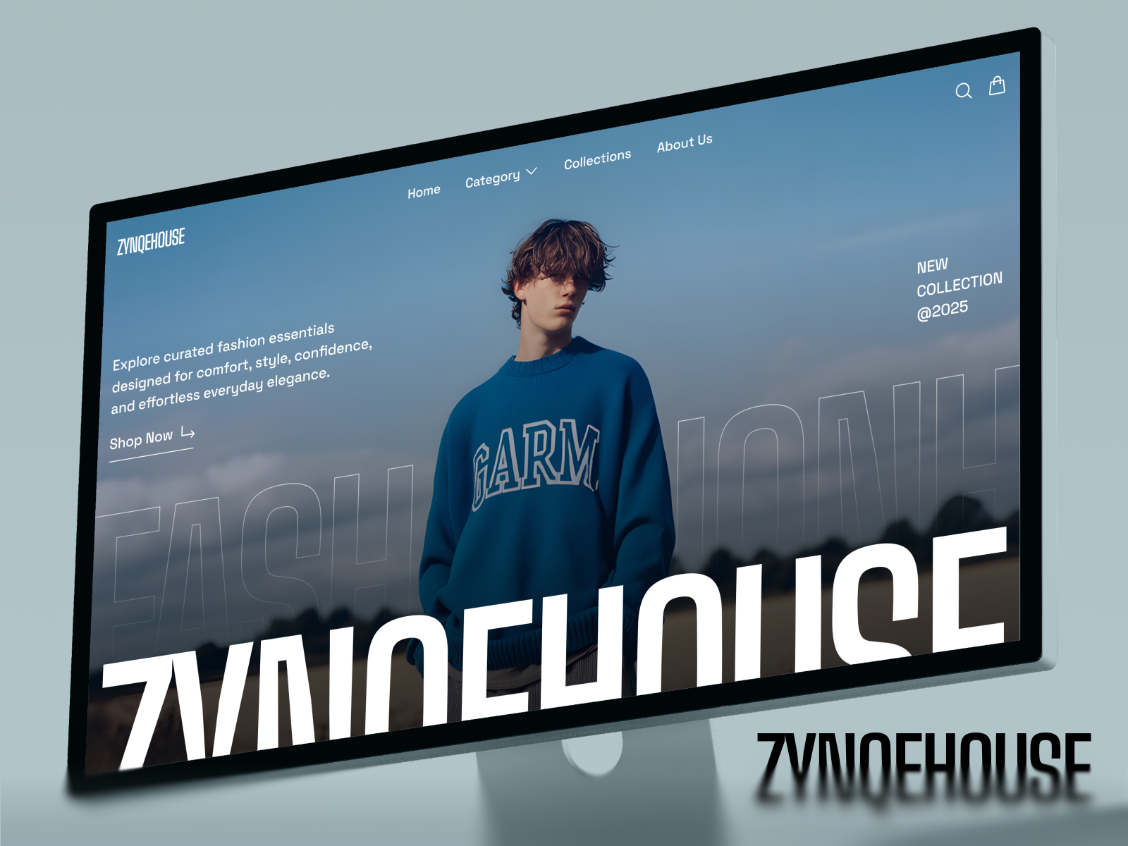 Zynqehouse — Free Ecommerce Framer Template preview